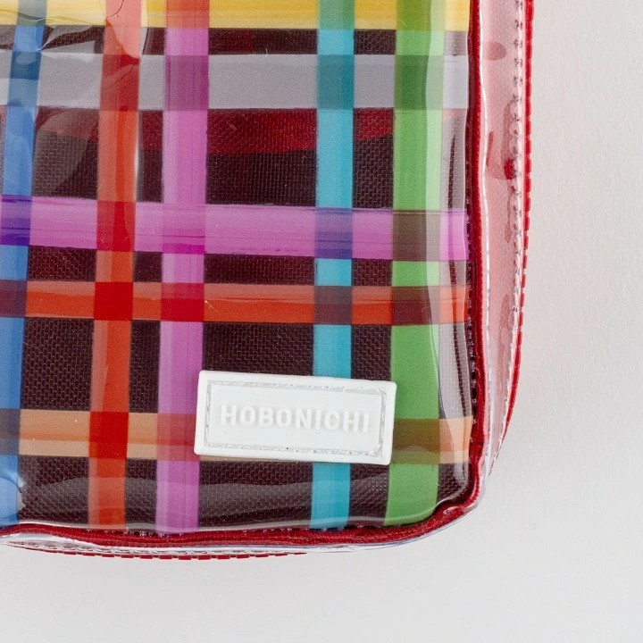 Hobonichi Small Drawer Pouch Clear Check PVC Organizer Pouch Japan