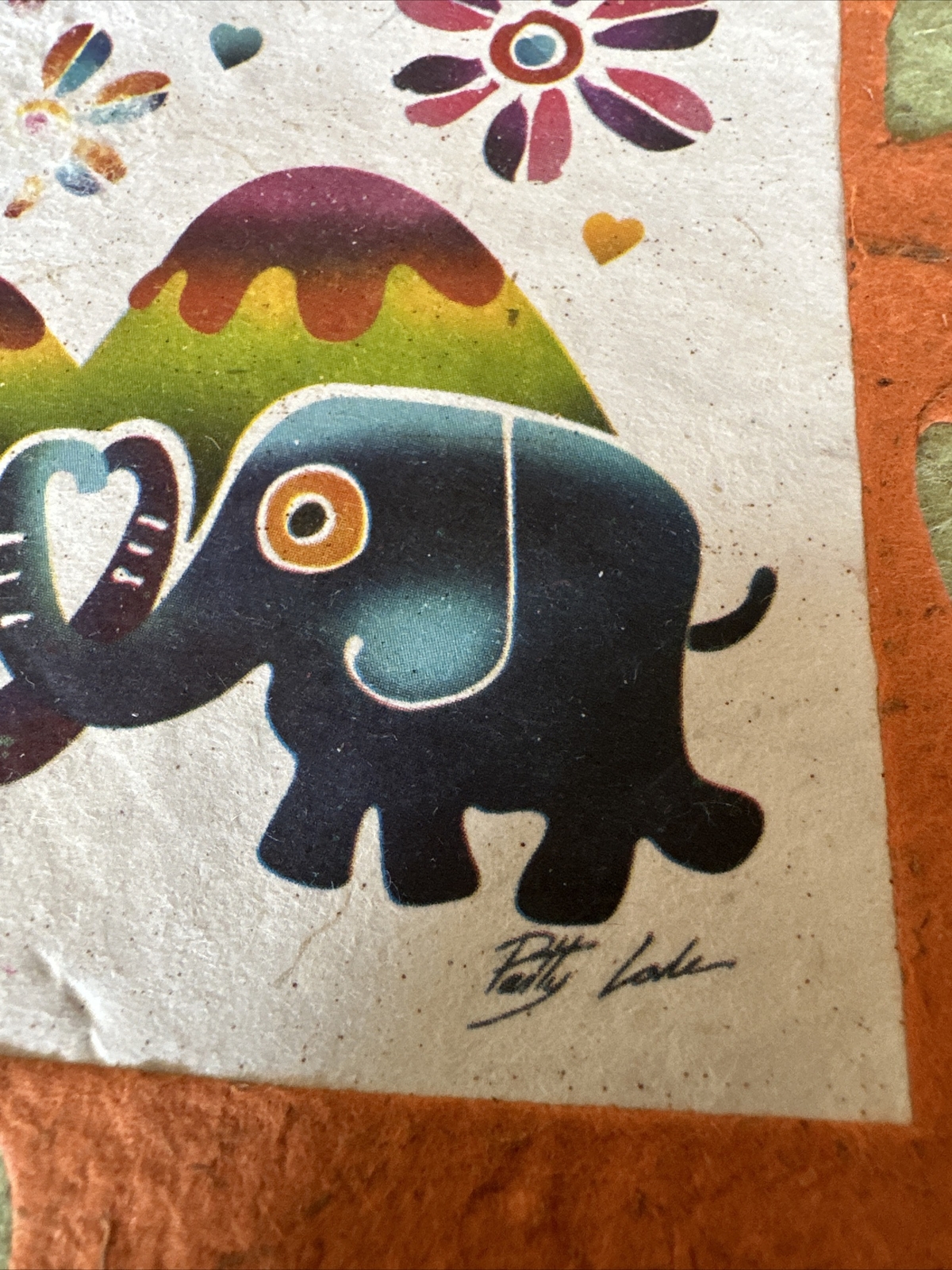 Elephant PooPoo Paper Park Journal 6.75” x 6.75 Handmade Recycle Organic Read