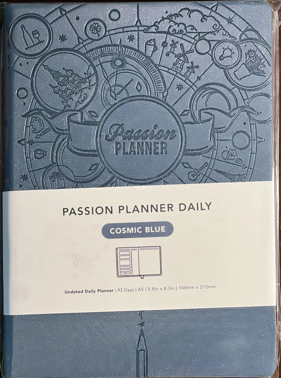 Passion Planner Daily Cosmic Blue 93 Days – UNDATED & NEW + The Career Game Loop