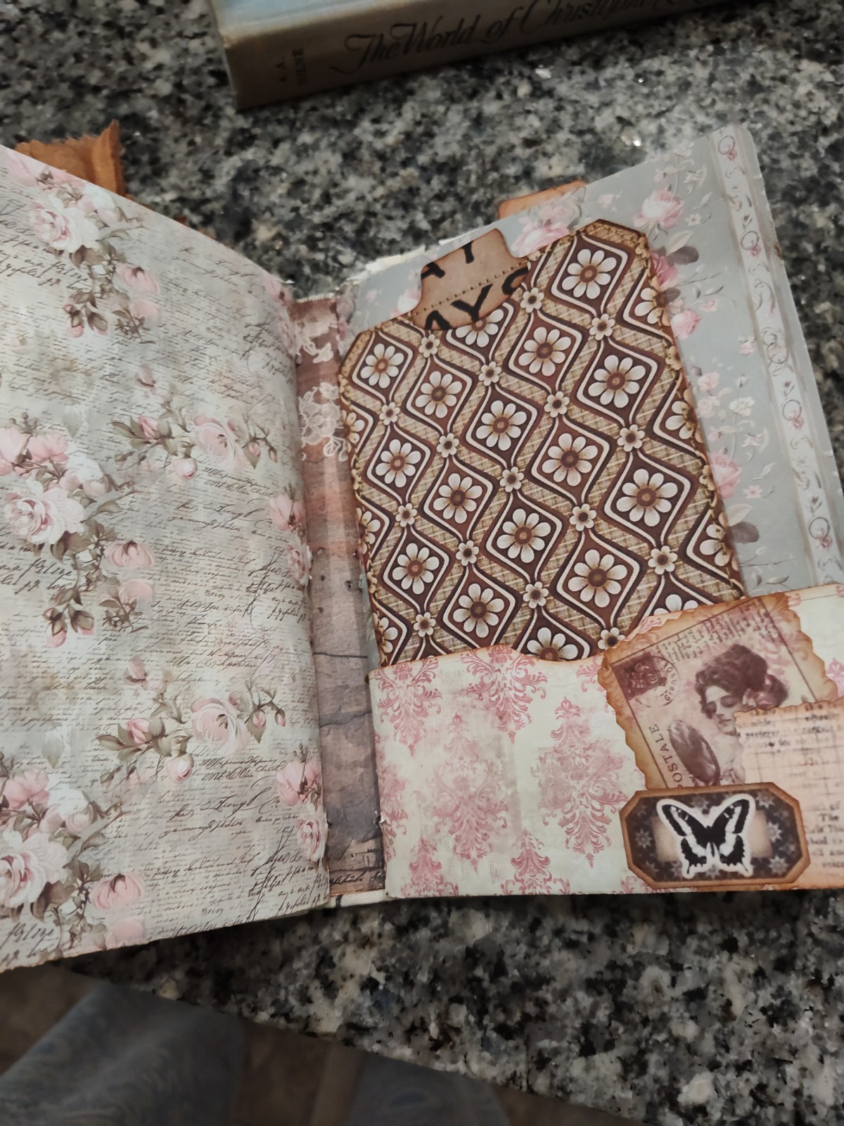 Handcrafted Vintage Journal, Planner, Diary, sketechbook