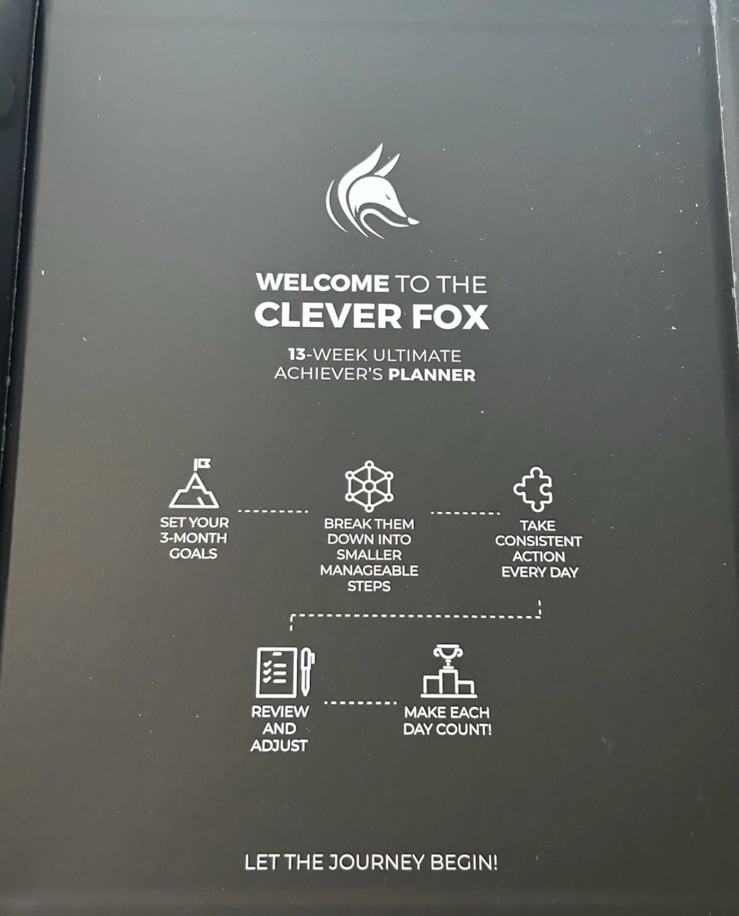 Clever Fox 13-Week Ultimate Achiever’s Goal Planner New