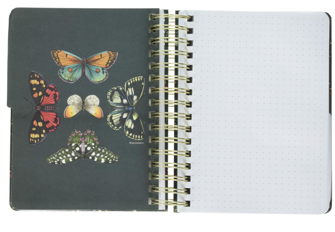C.R.GIBSON~Portmeirion~Botanic Garden Harmony~Twin Wire~3-in-1 Notebook