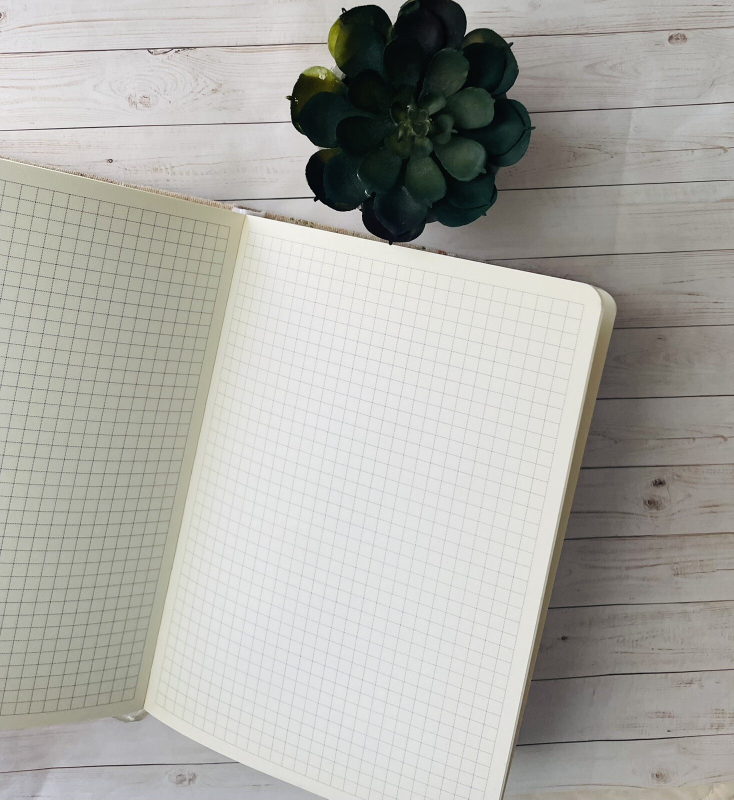 Floral Hardcover Linen Journal