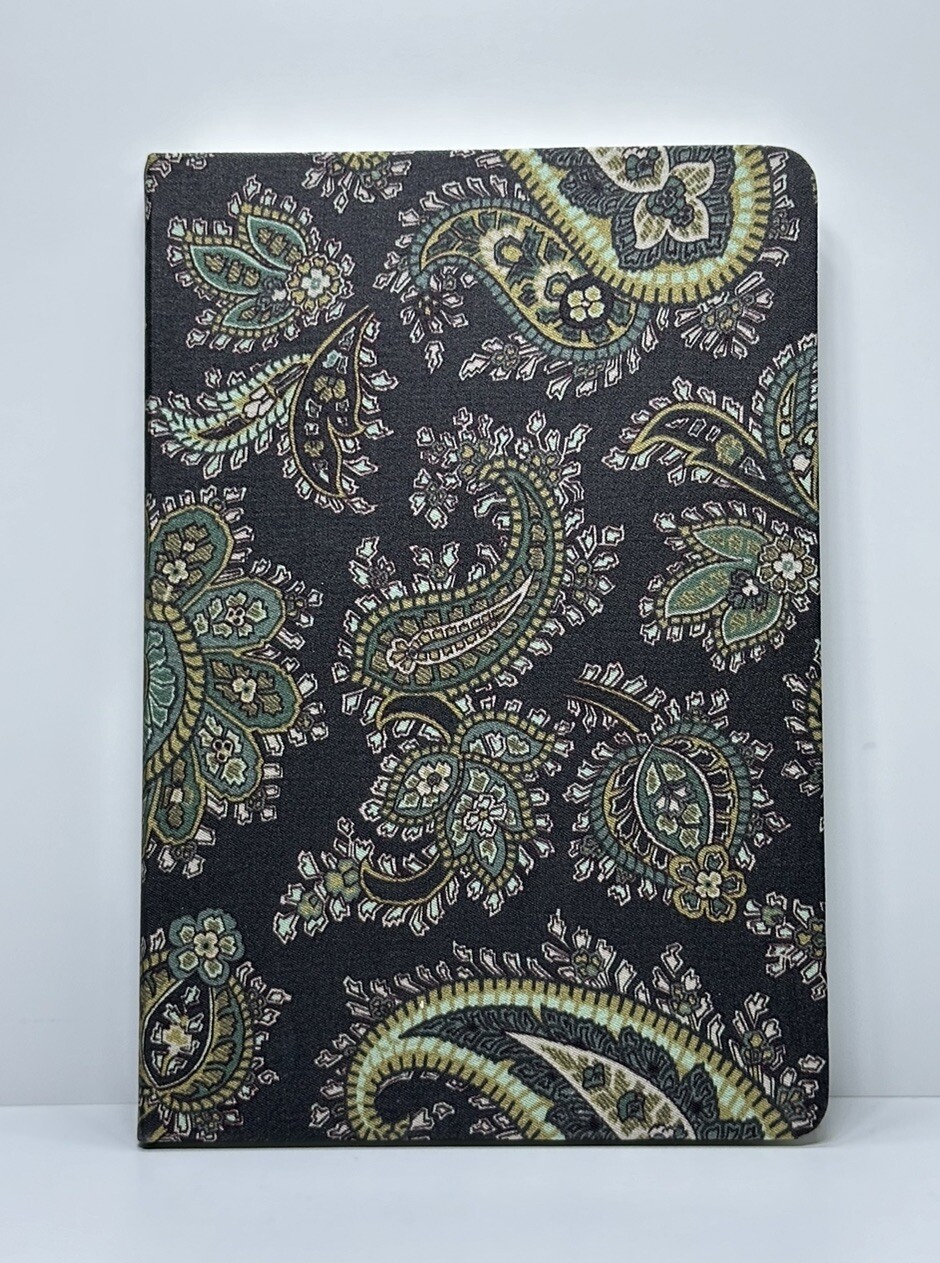 ETRO Dark Green Paisley Notebook Journal – Made in Italy – New