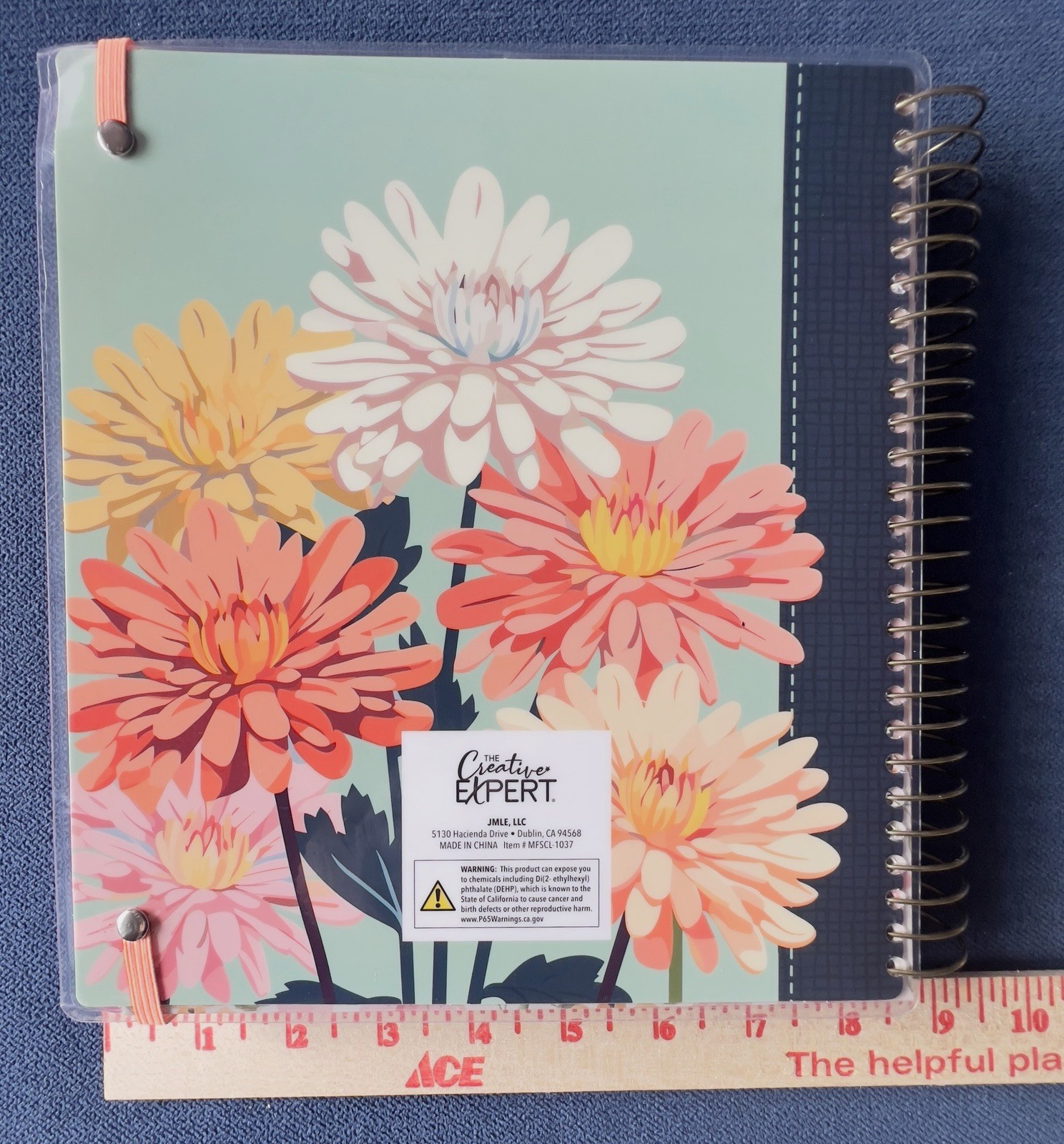 17 Month Planner ZINNIA GARDEN Aug 2025 -Dec 2026 Weekly Planning Note Page Gift
