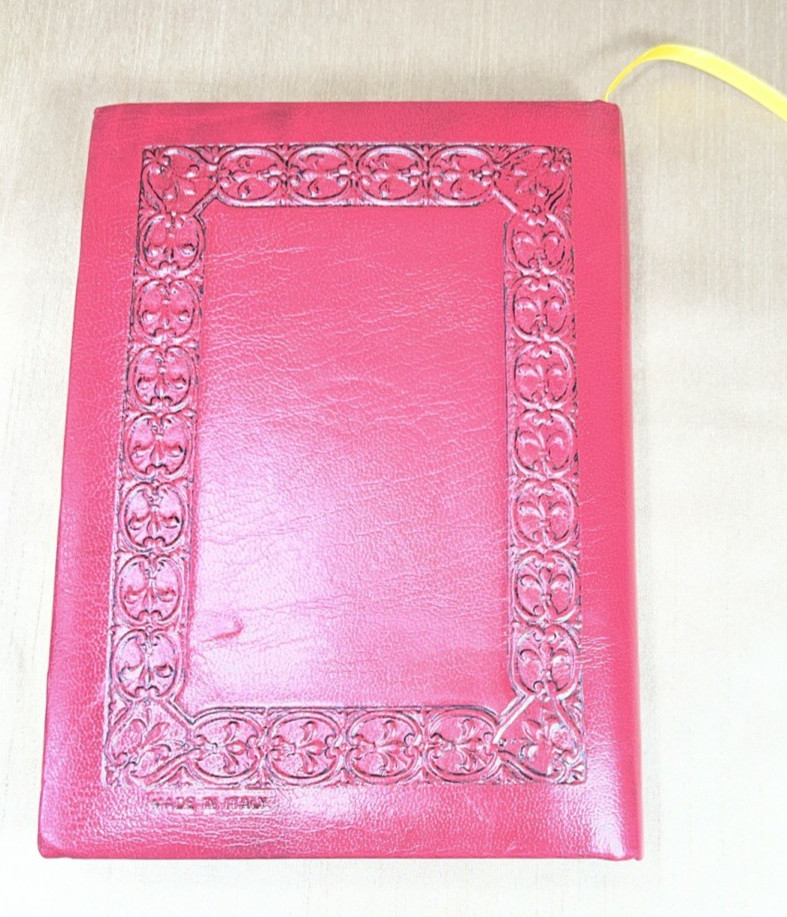 Fiorentina Leather Embossed Journal Sacred Heart Cover – Handmade in Italy