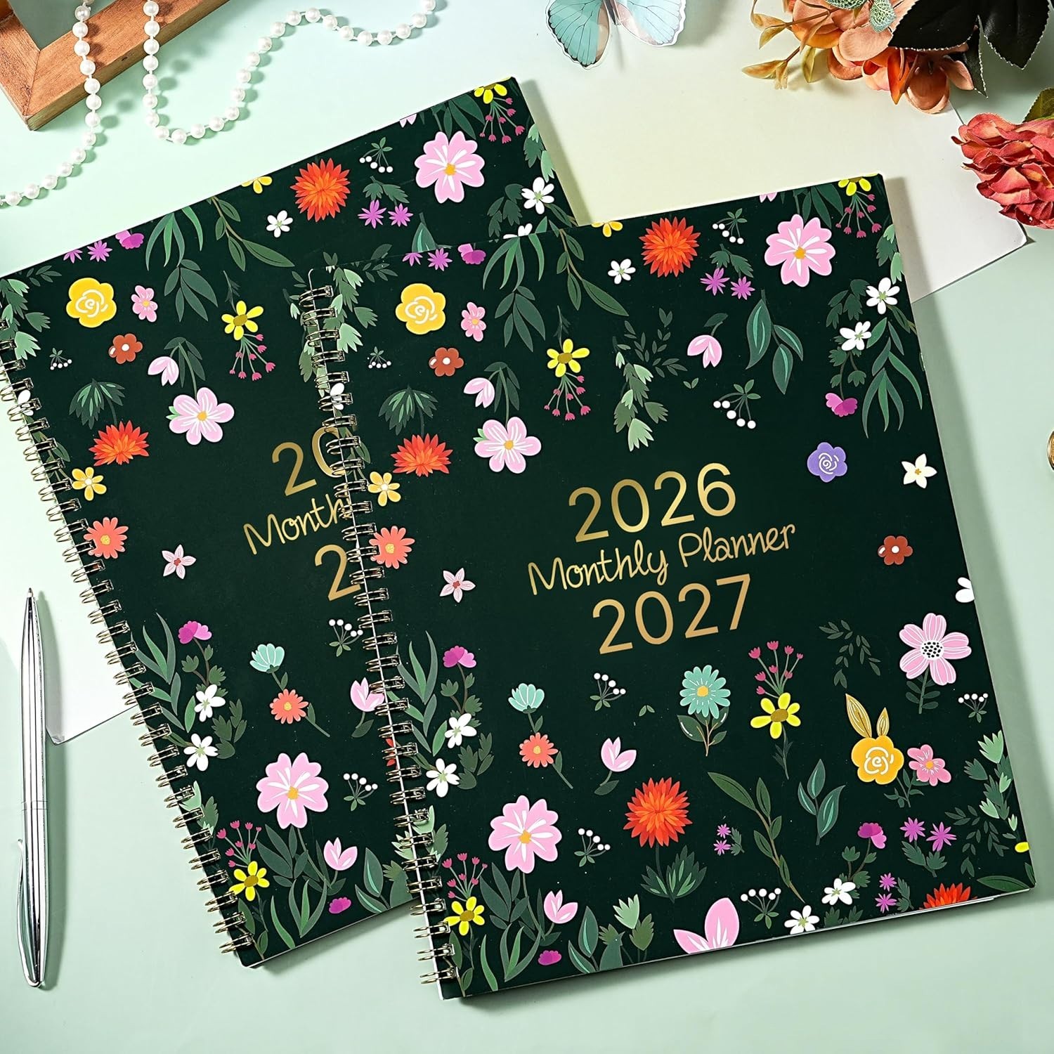 Ultimate Monthly Planner 2026-2027 – Colorful Tabs, Eco-Friendly, Ink-Resistant