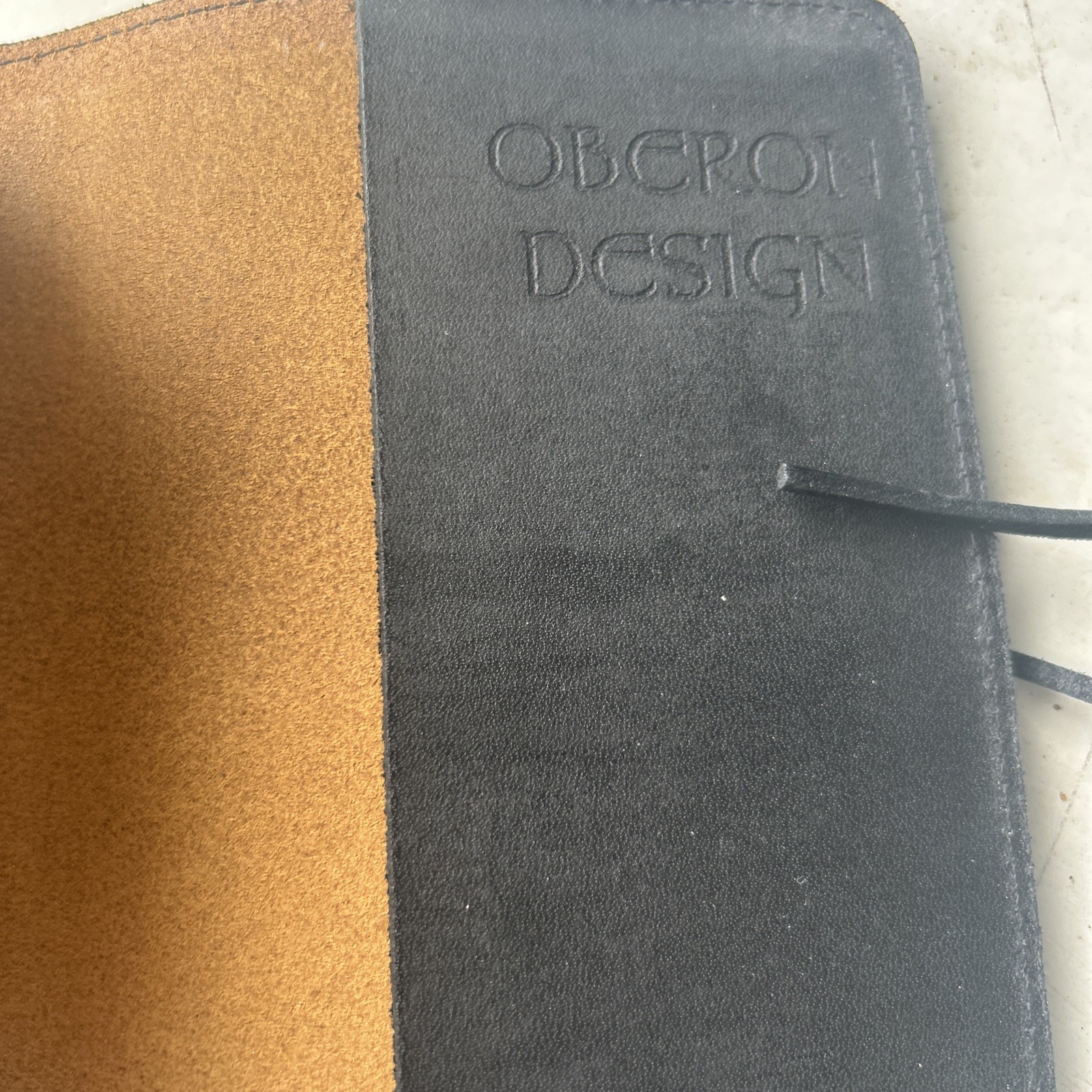 oberon design leather journal