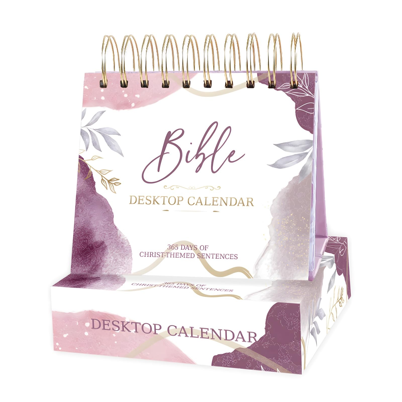 PRSTINCOL Daily Bible Verse Flip Calendar, Perpetual Scripture Multi-color