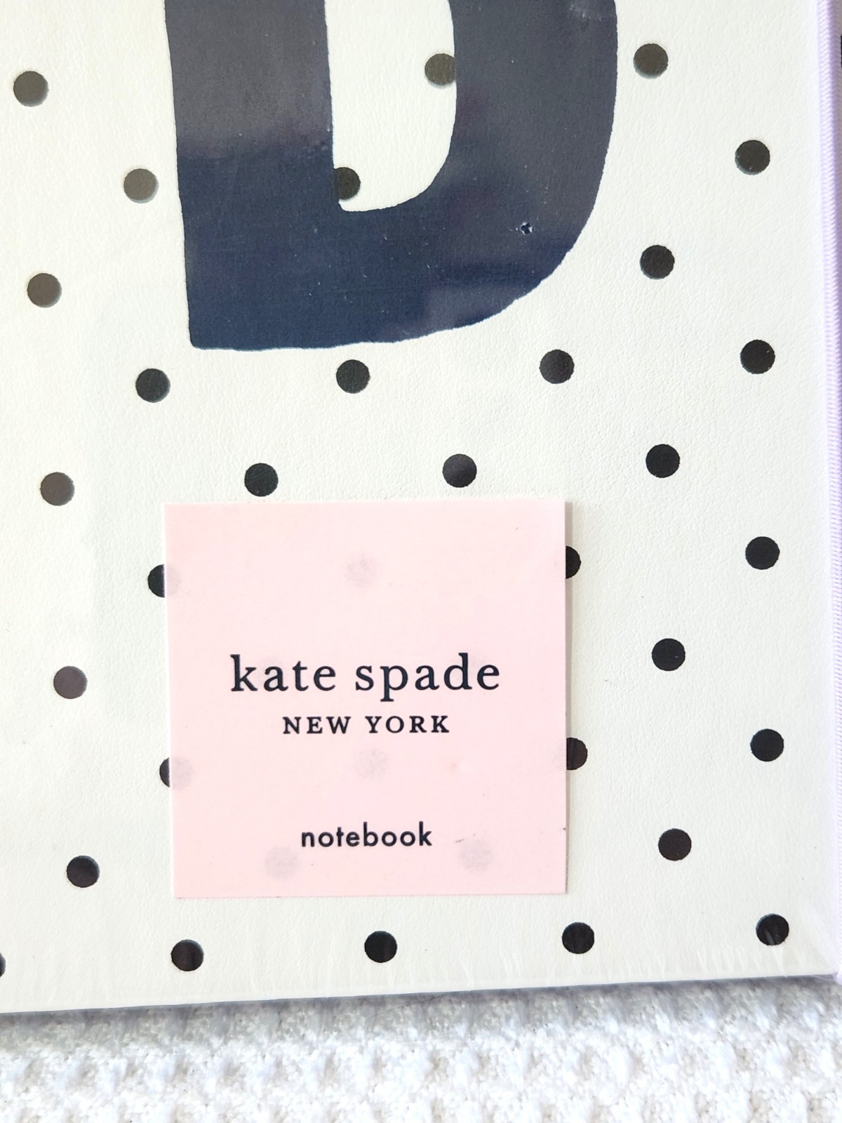 Kate Spade Sparks of Joy “B” Notebook NWT Sealed
