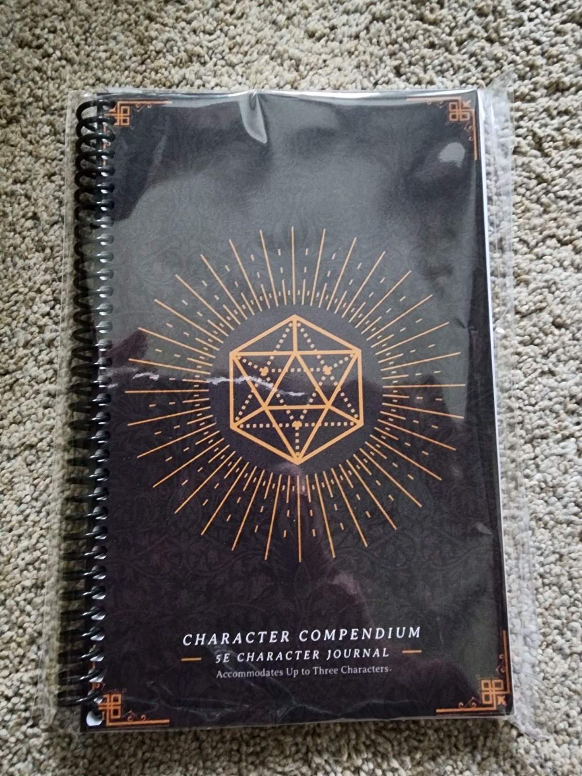 Minva Tabletop Design Co Character Compendium 5e Multi-Character Journal With…