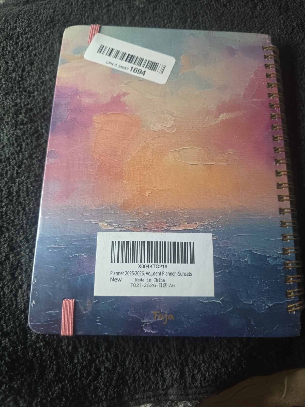 NEW Hardcover Teacher Student Planning Agenda book with Tabs Perfect for School.