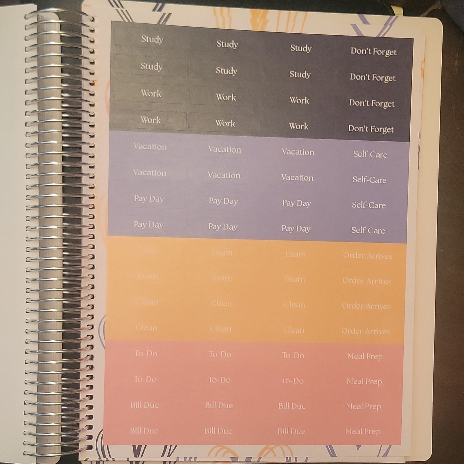 Colibri Paper Co 2026-2027 Calendar Weekly/Monthly Planner – The Works 8.5×11″