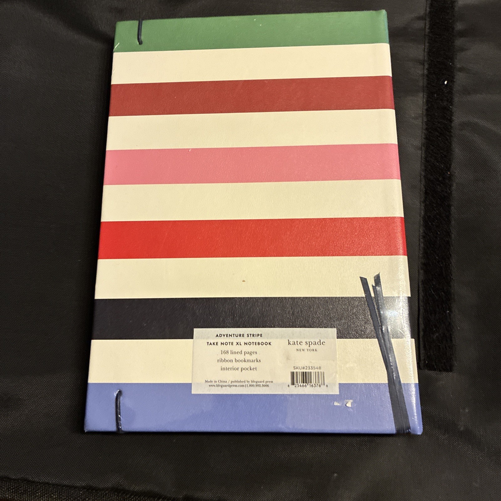 Kate Spade Striped Notebook New