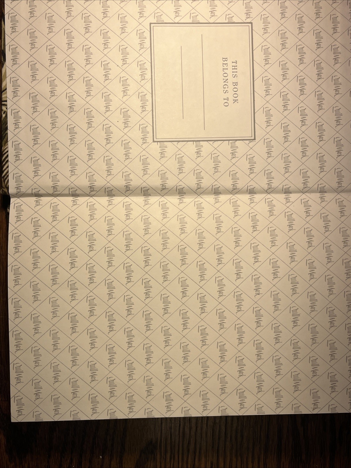 1996 Quillmark Journal Fabric Covered Lined Notebook Random House Vintage NOS