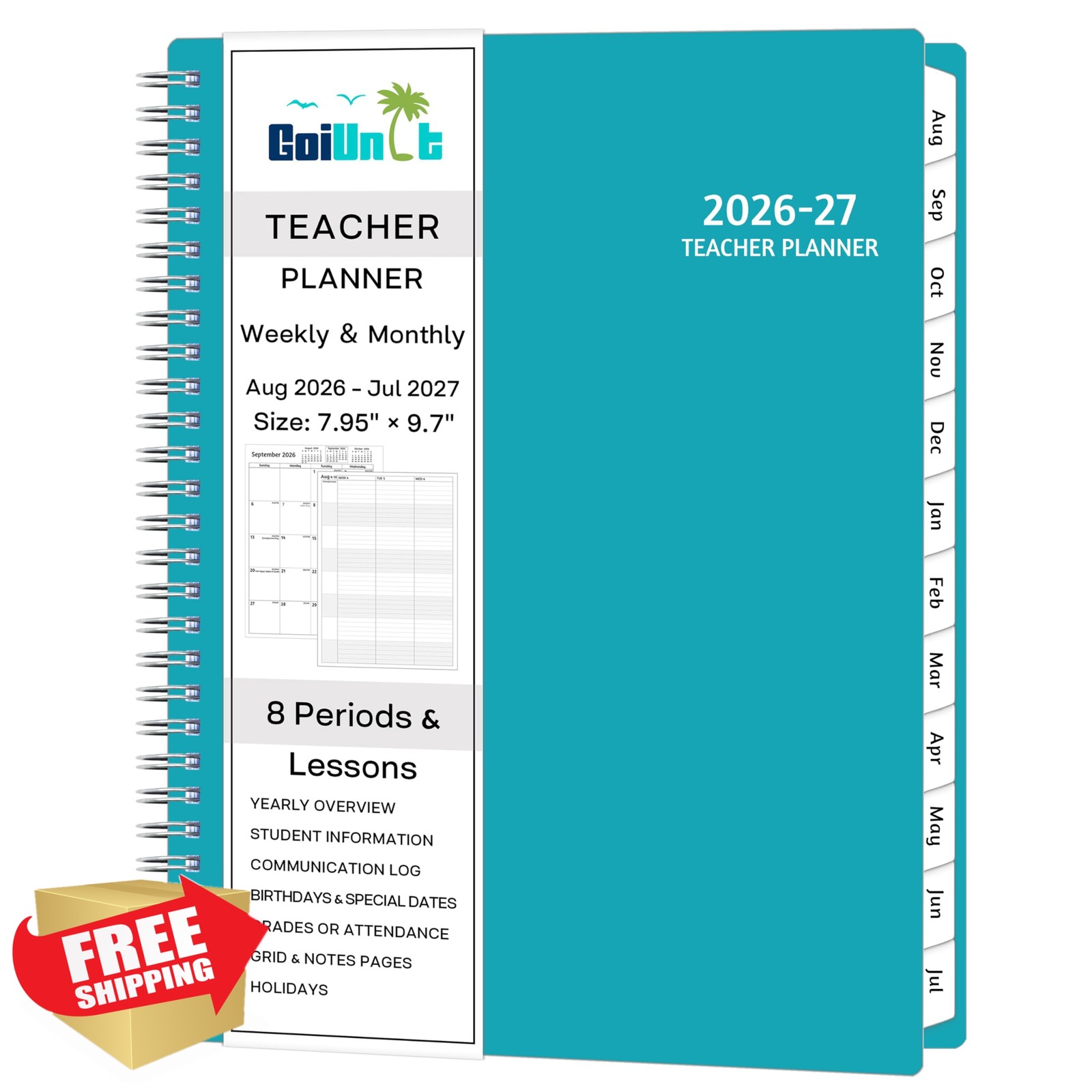 GoiUnlt 26-27 Green Lesson Planner 8×10