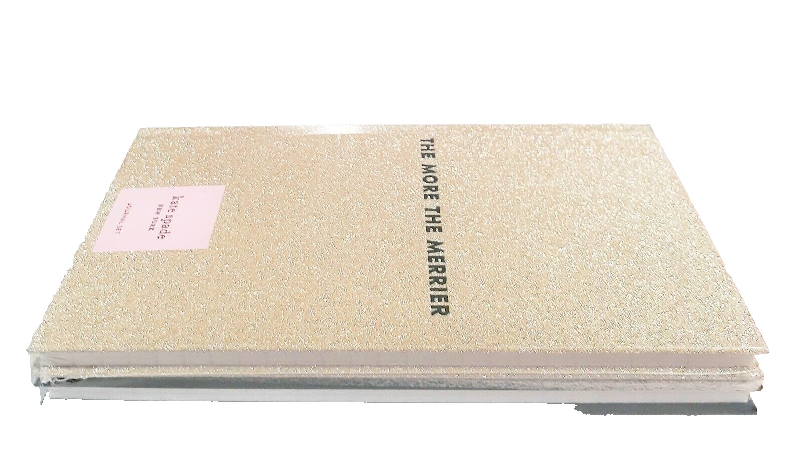 Kate Spade Tis The Season Journal Gift Set of Two Hunter Green Gold Glitter NWT