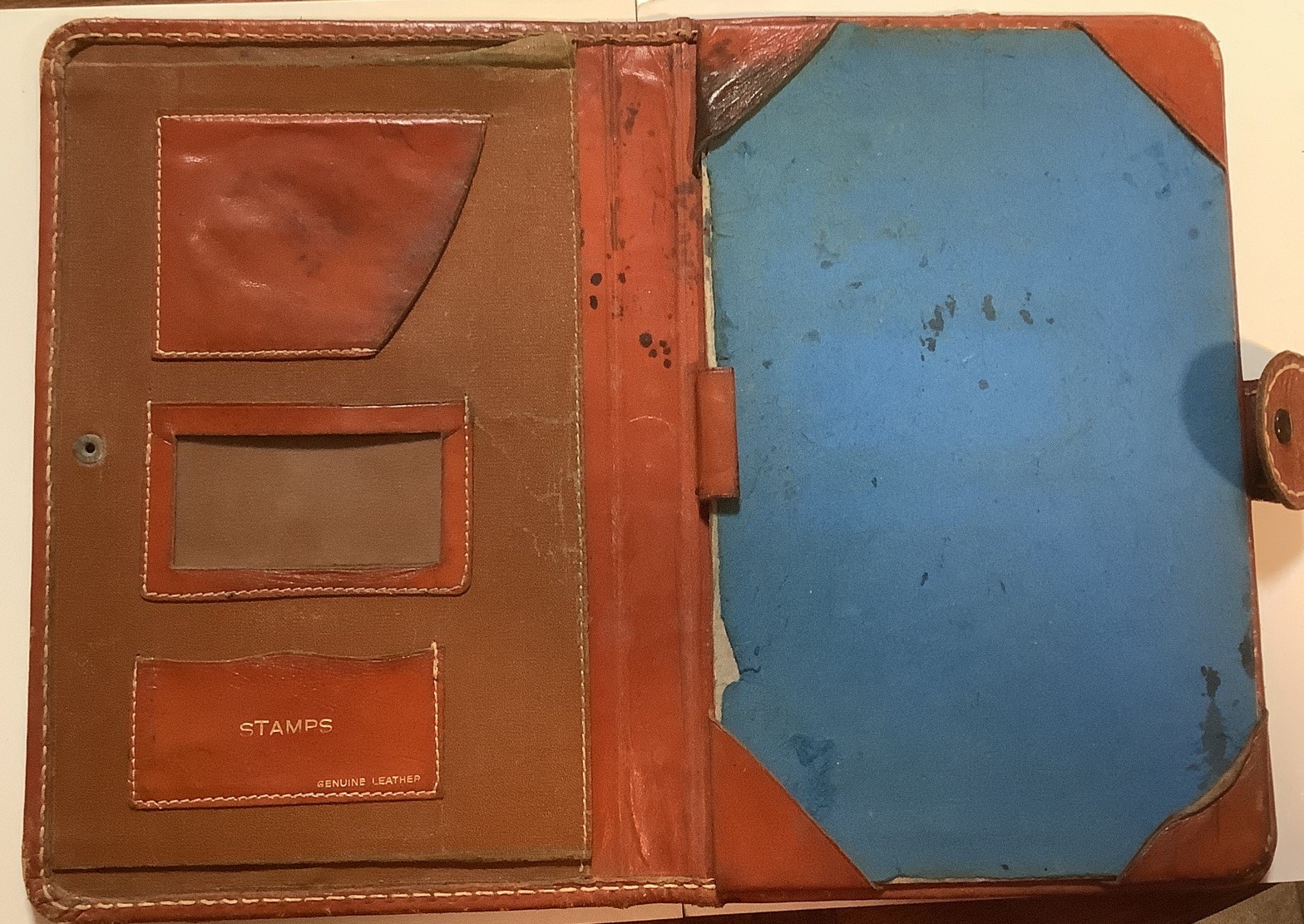 Vintage Antique Stitched Portfolio-FREE SHIPPING