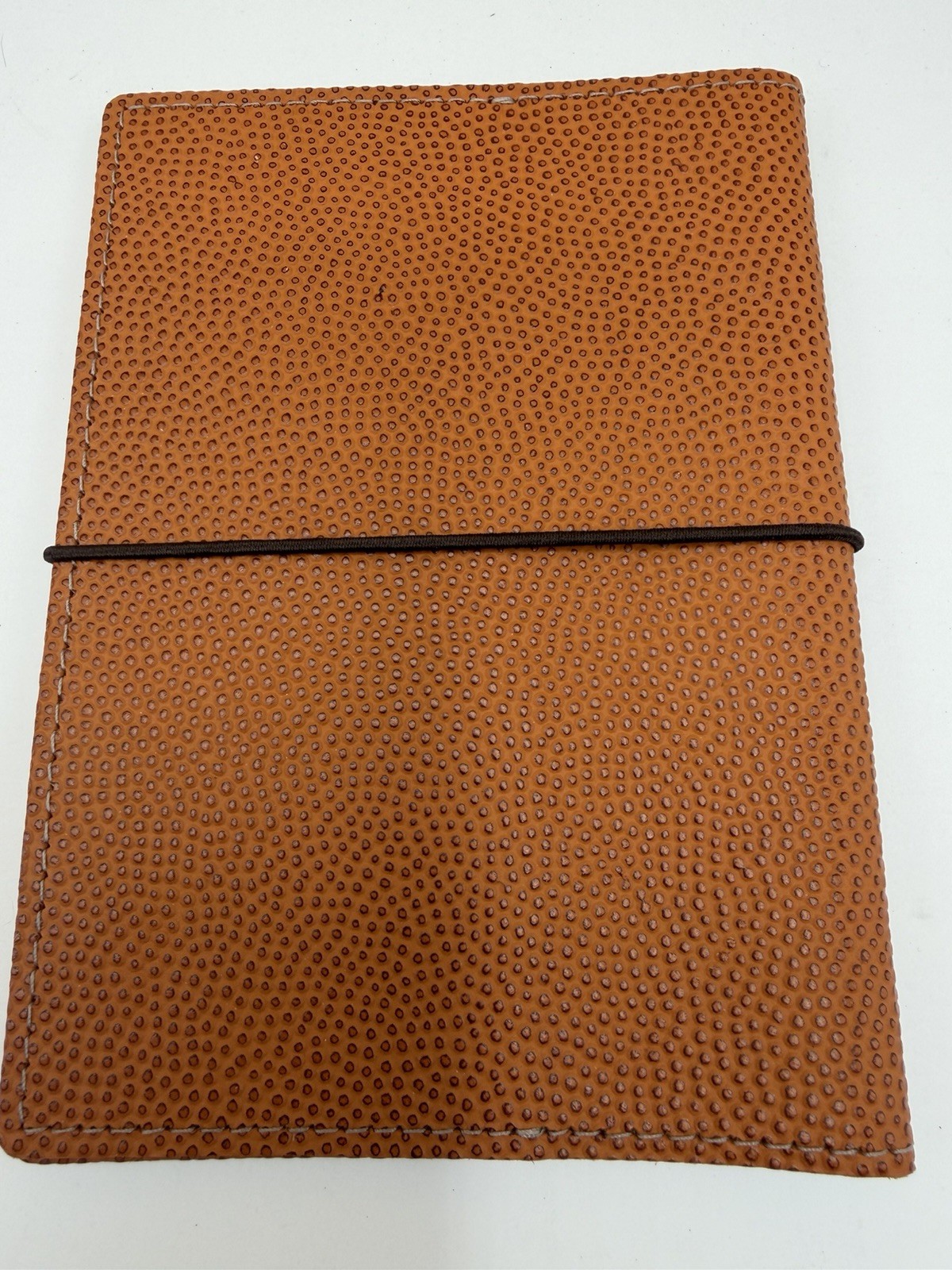 Sojourner USA A6 Orange Basketball Leather Folio Hobonichi Stalogy Midori Cover