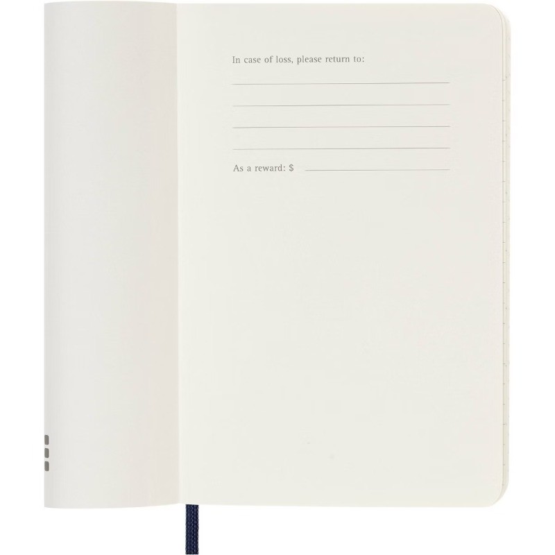 Moleskine 2026-27 Weekly Planner Large 5″x8.25″ Sea Blue Softcover 18MO