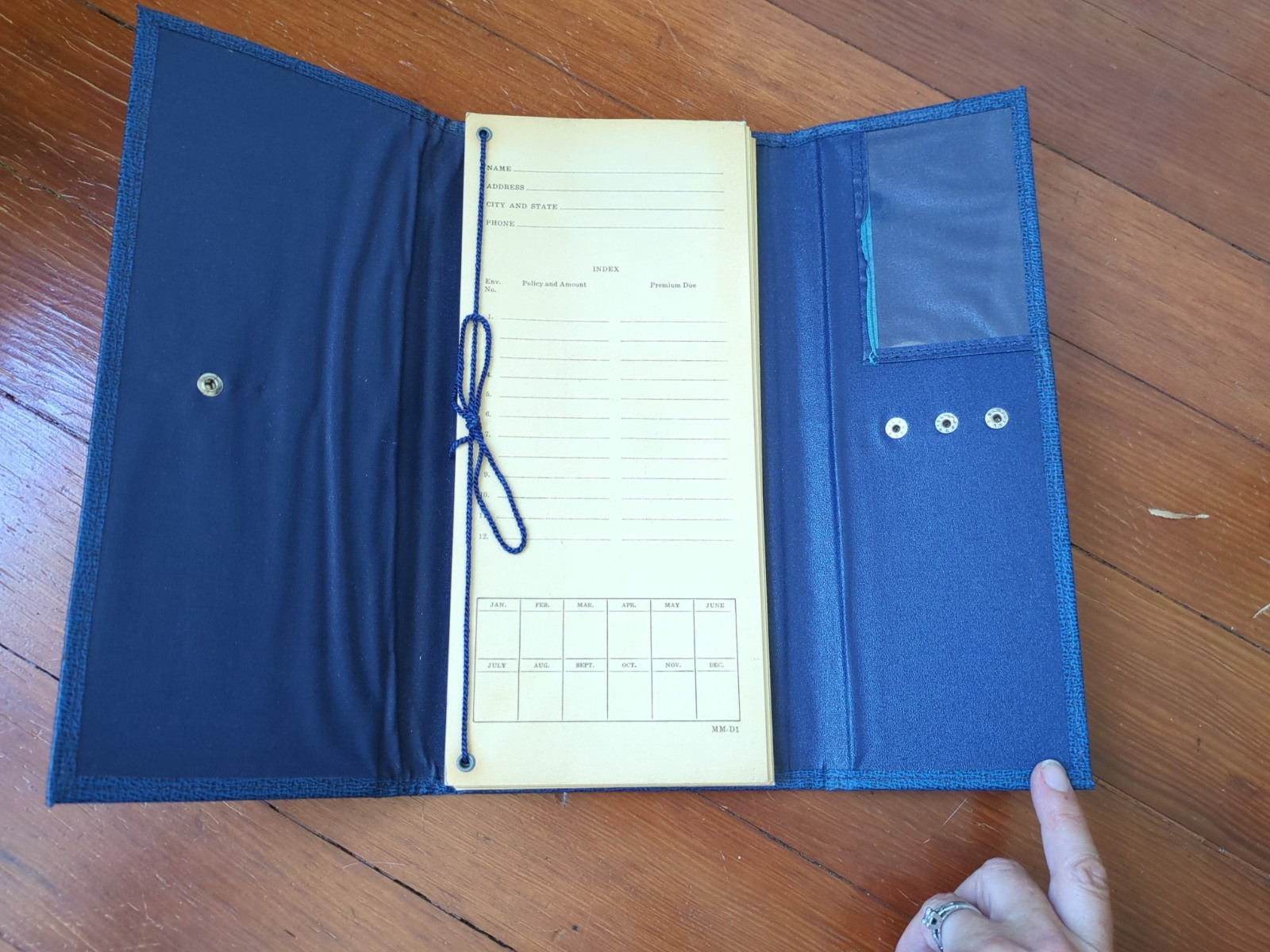 Vintage “Insurance Papers” document Wallet/Portfolio Folder