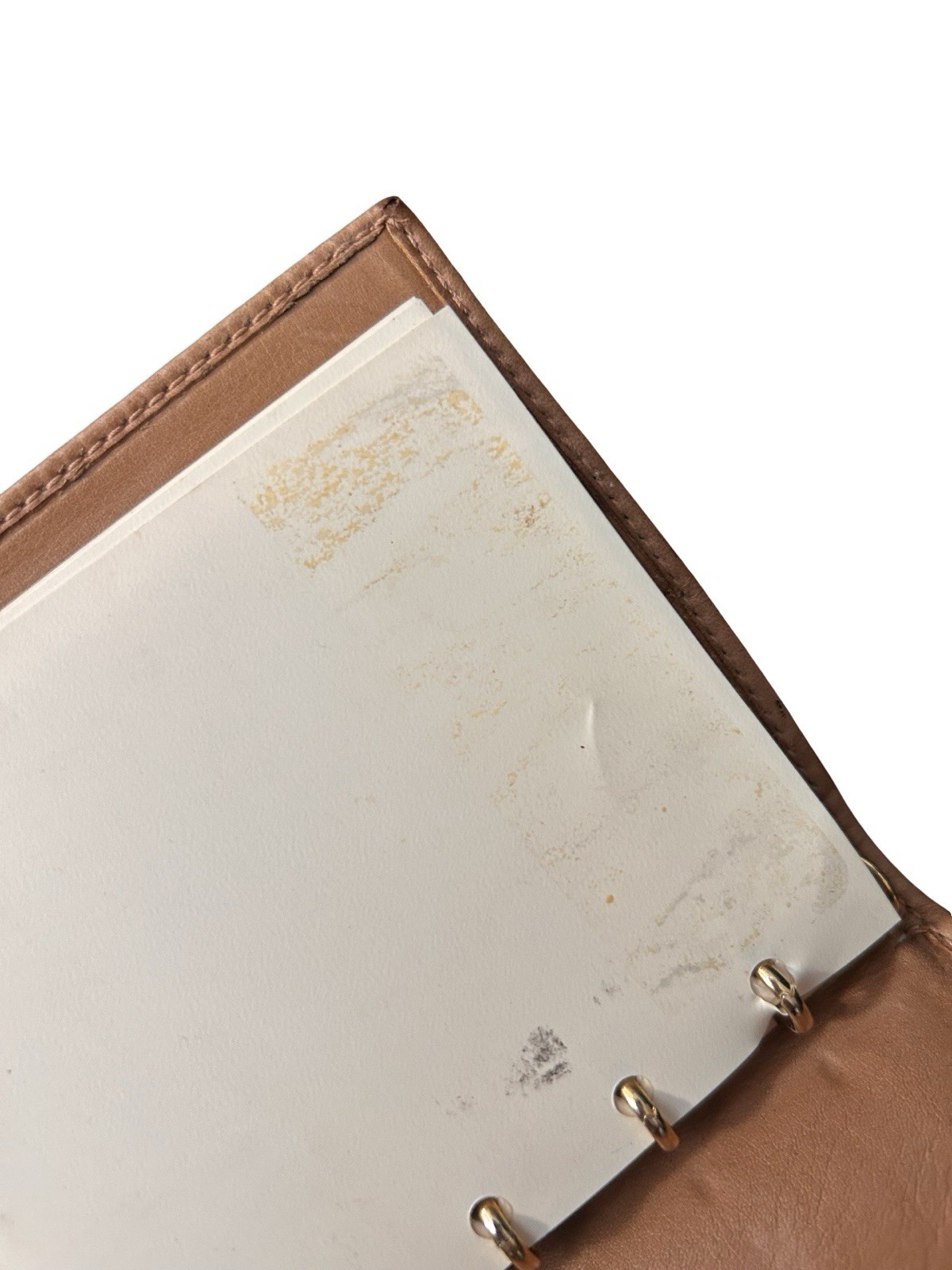 Vintage GUCCI Agenda Notebook Planner 5.5” Small Leather Classic Brown READ
