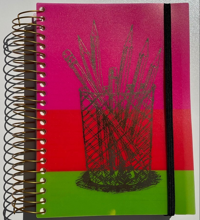 Markings By C. R. Gibson 3-IN-1 Notebook Journal Ruled Grid Blank 480 Pages