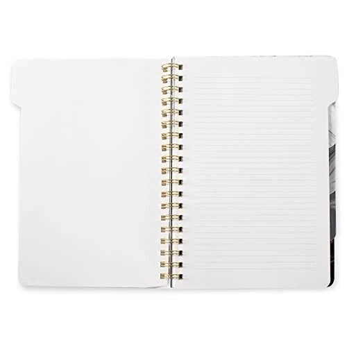 Studio Large Tab Notebook,Flexible Paperback Cover, College Ruled, Marble Gray