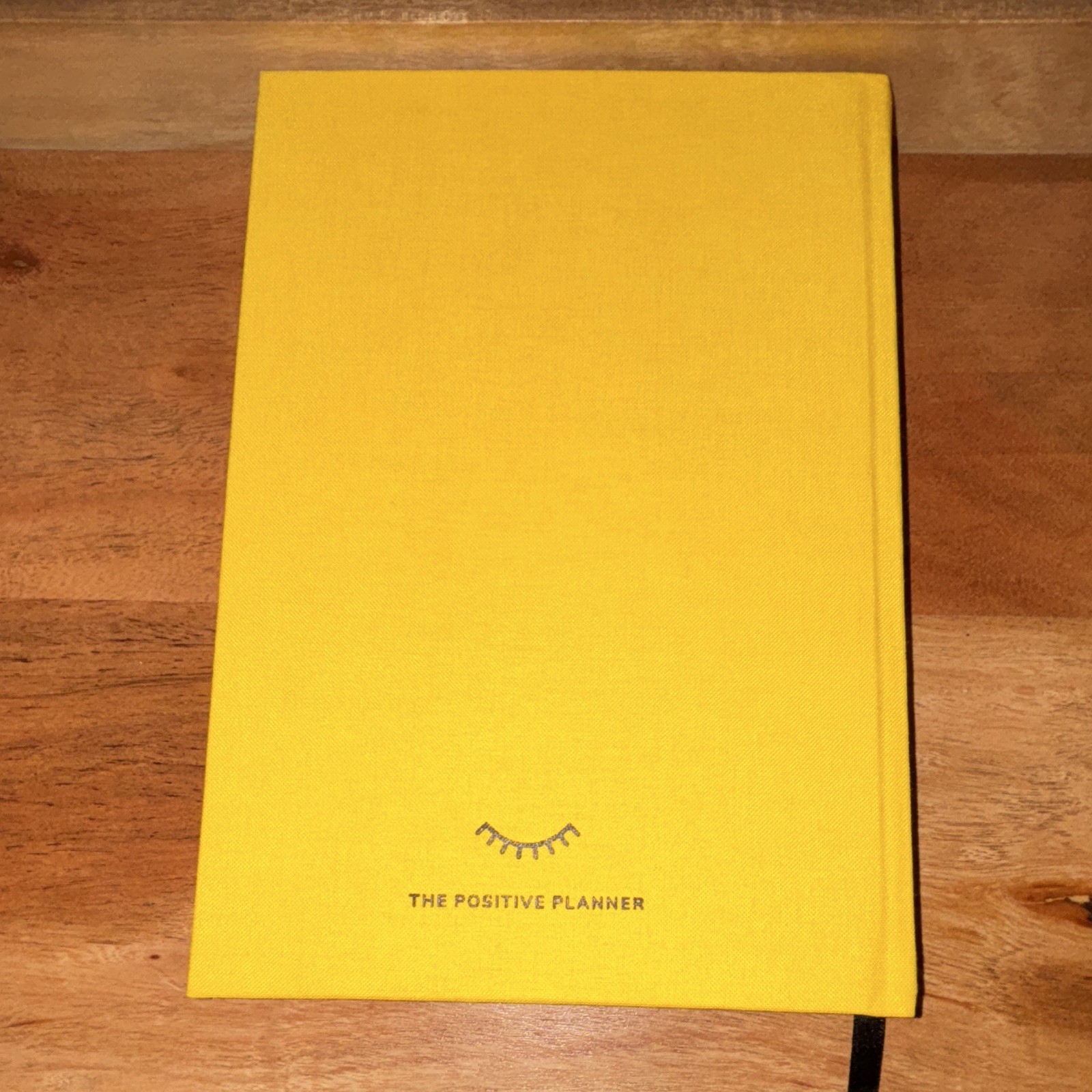 The Positive Planner Yellow Hardcover Guided Planner Journal Daily Intentions
