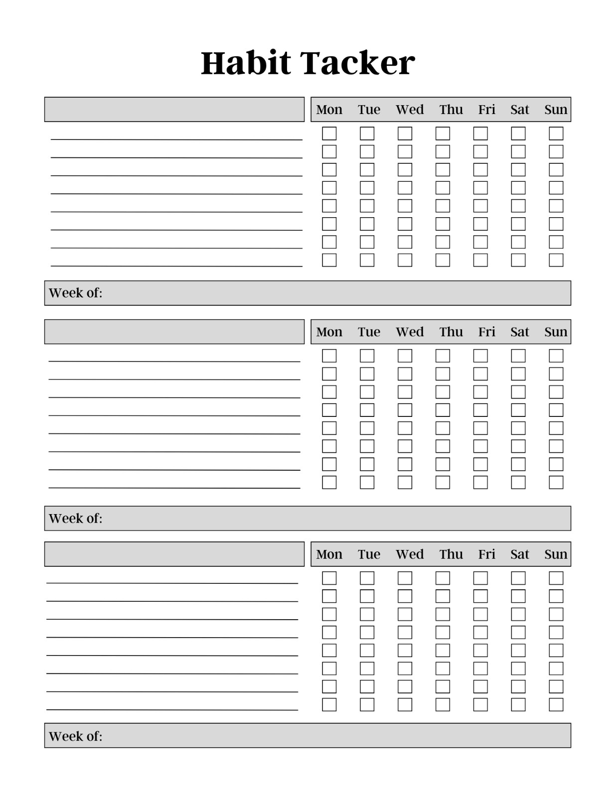 Digital Printable Planner Mental Health Bundle