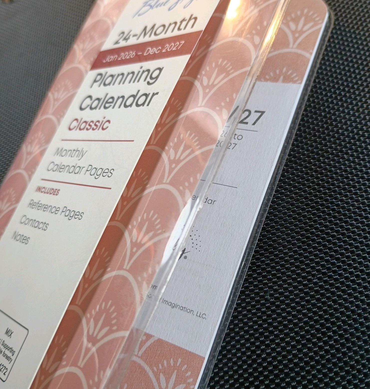 Blue Sky 24 Month Jan 2026 – Dec 2027 Planning Calendar Classic Pocket Size New