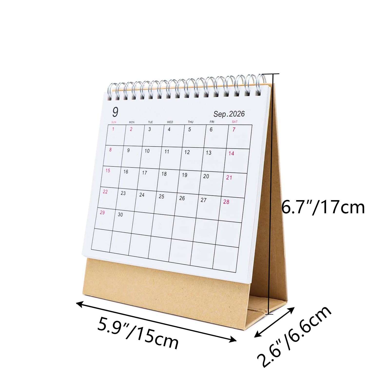 2026 Standing Desk Calendars Small Stand Up Calendar, Calendar