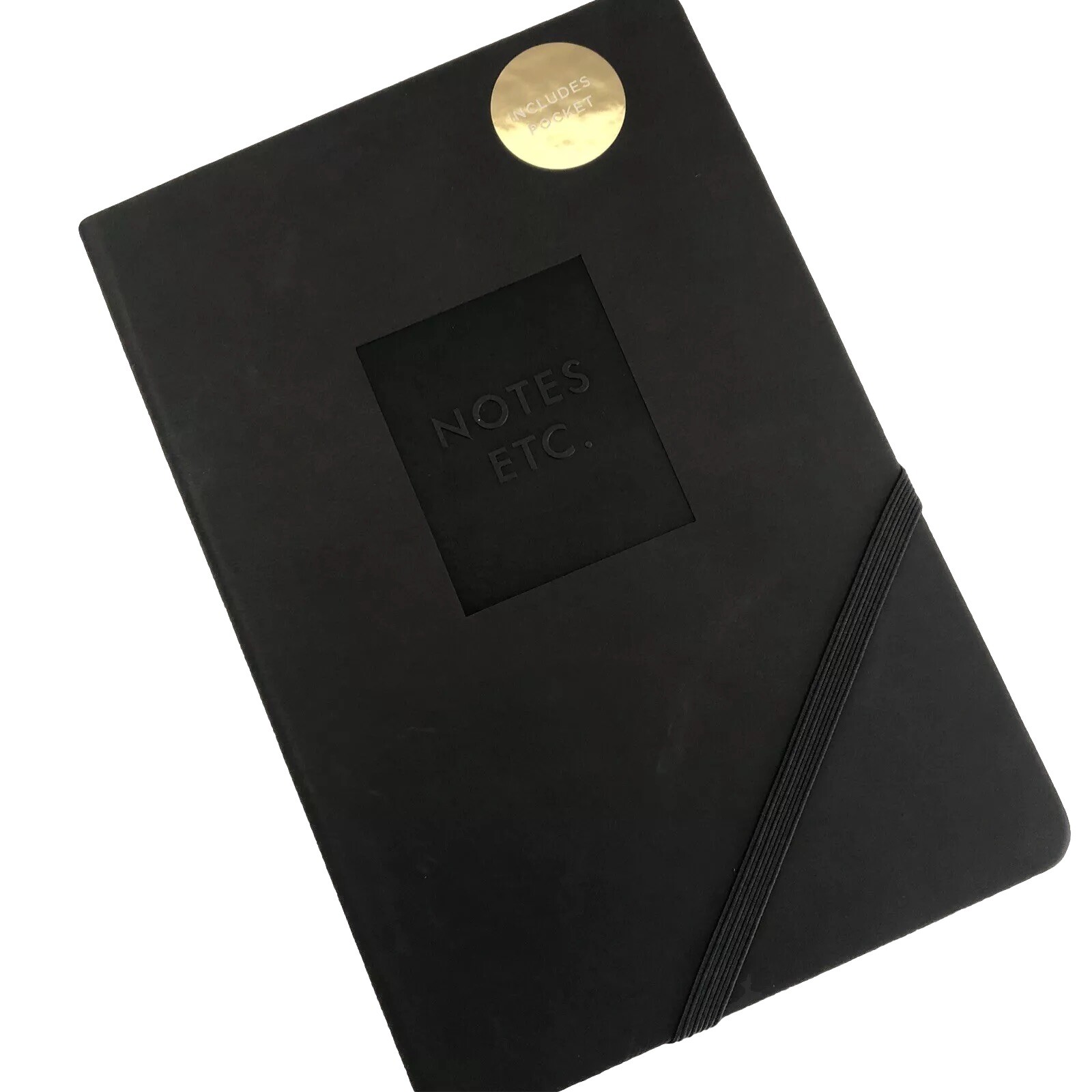 New Quality Fringe Vegan Leather 240 Lined Page Notebook with Pocket – Grey