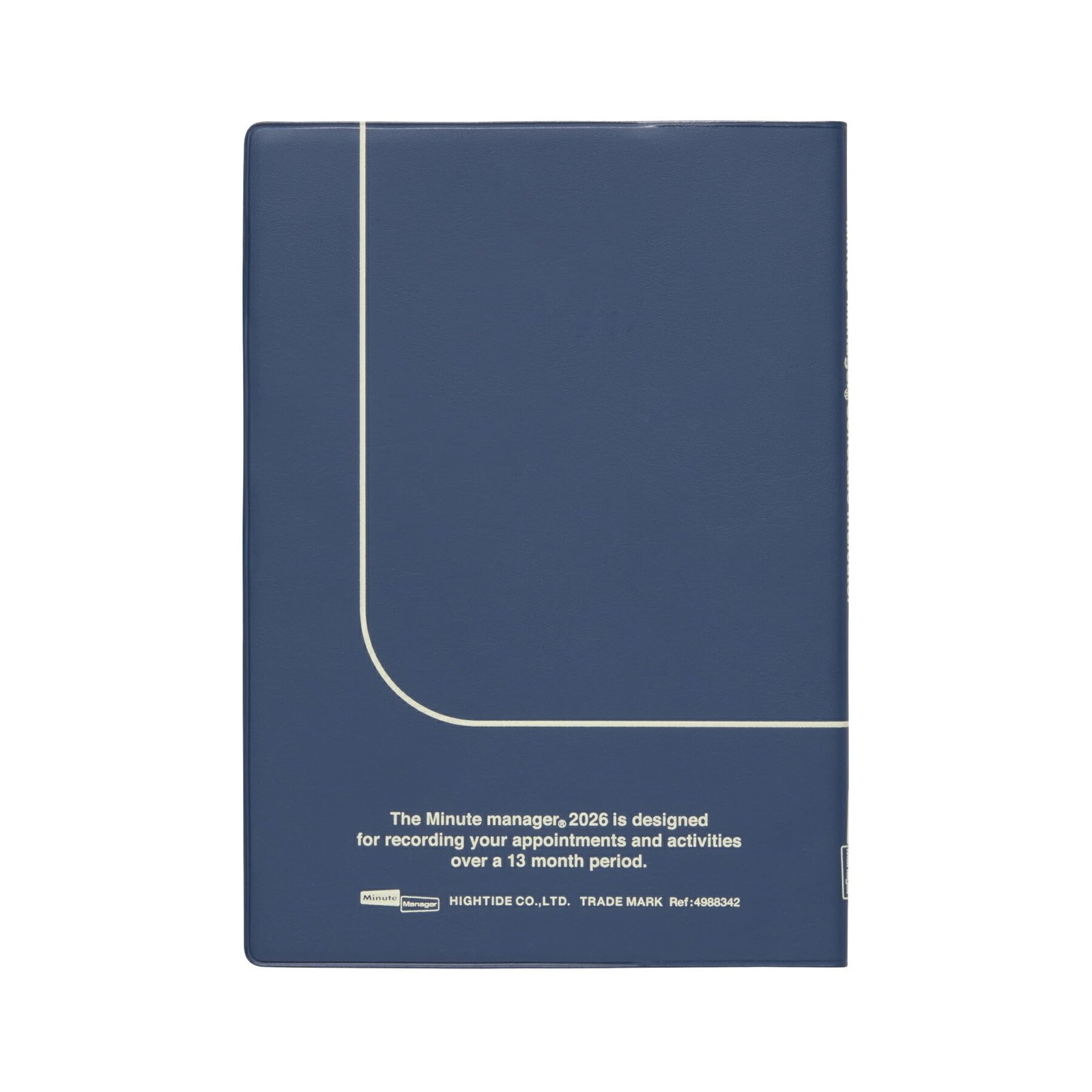 HIGHTIDE Minute Manager Blue A5 Weekly Left-Hand Layout, March 2026 Start