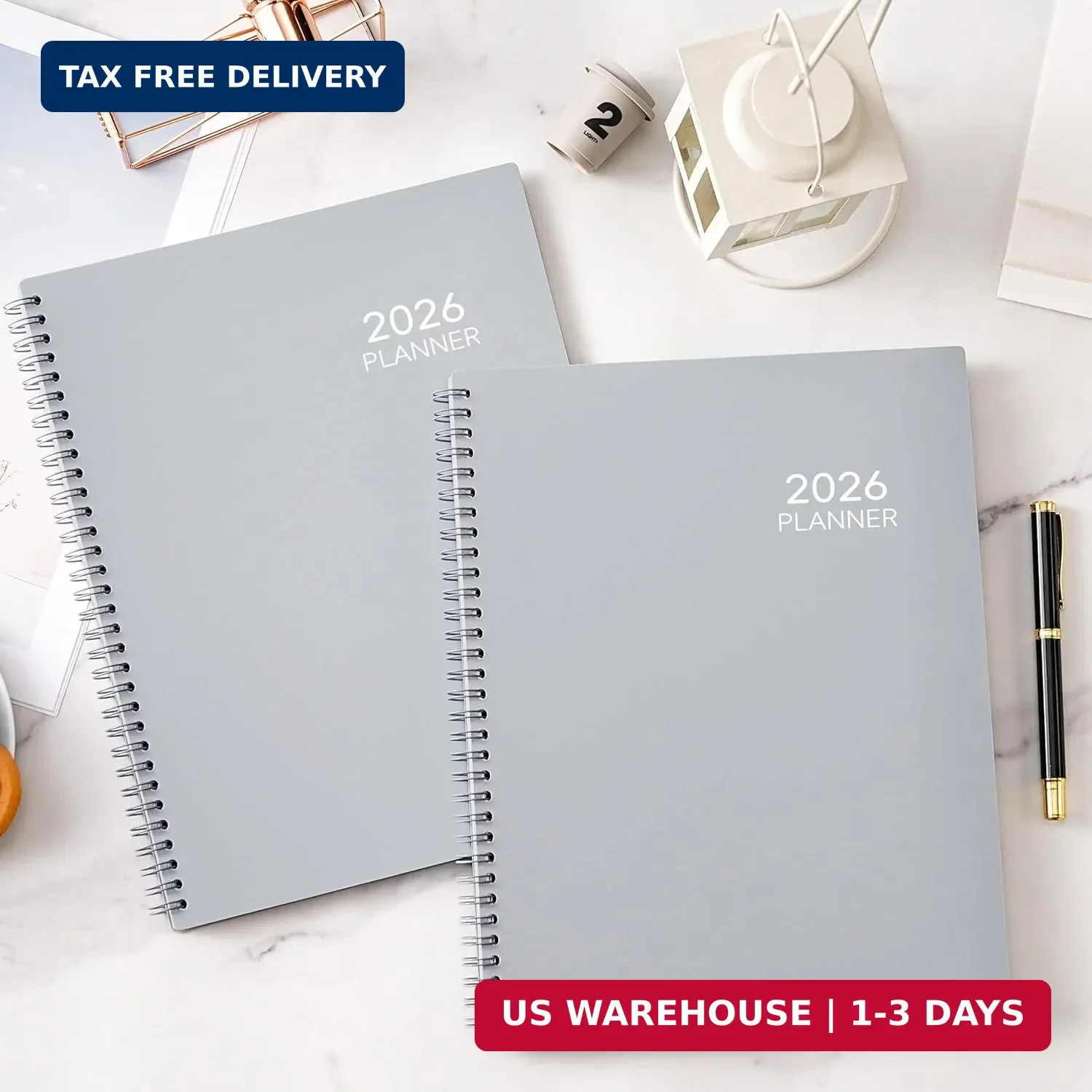 2026 Day-to-Day Planner – Large 9″ x 11″ with Weekly Pages & Easy Navigation USA