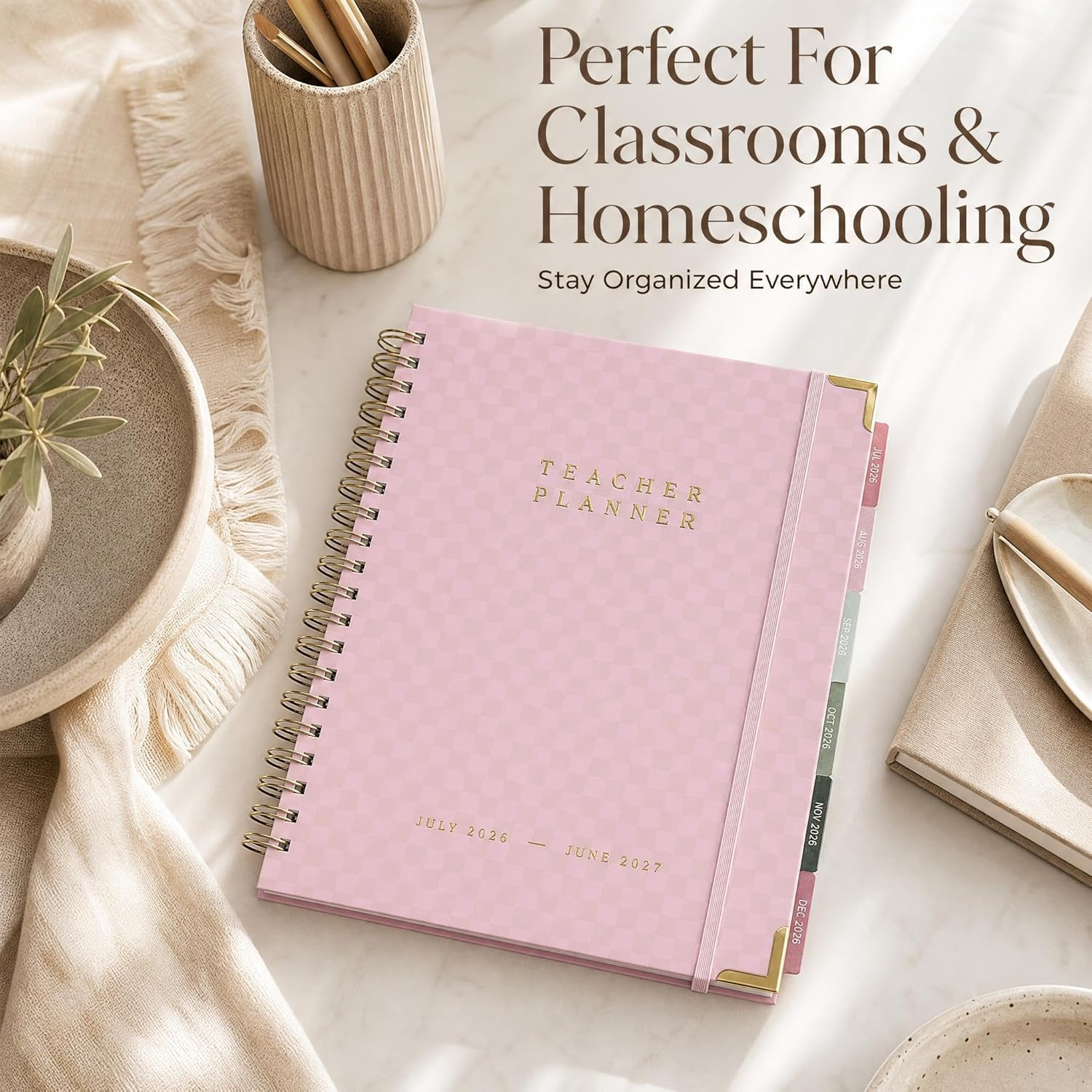Aesthetic Teacher Planner for the 2026-2027 Academic School Year – Your All Incl