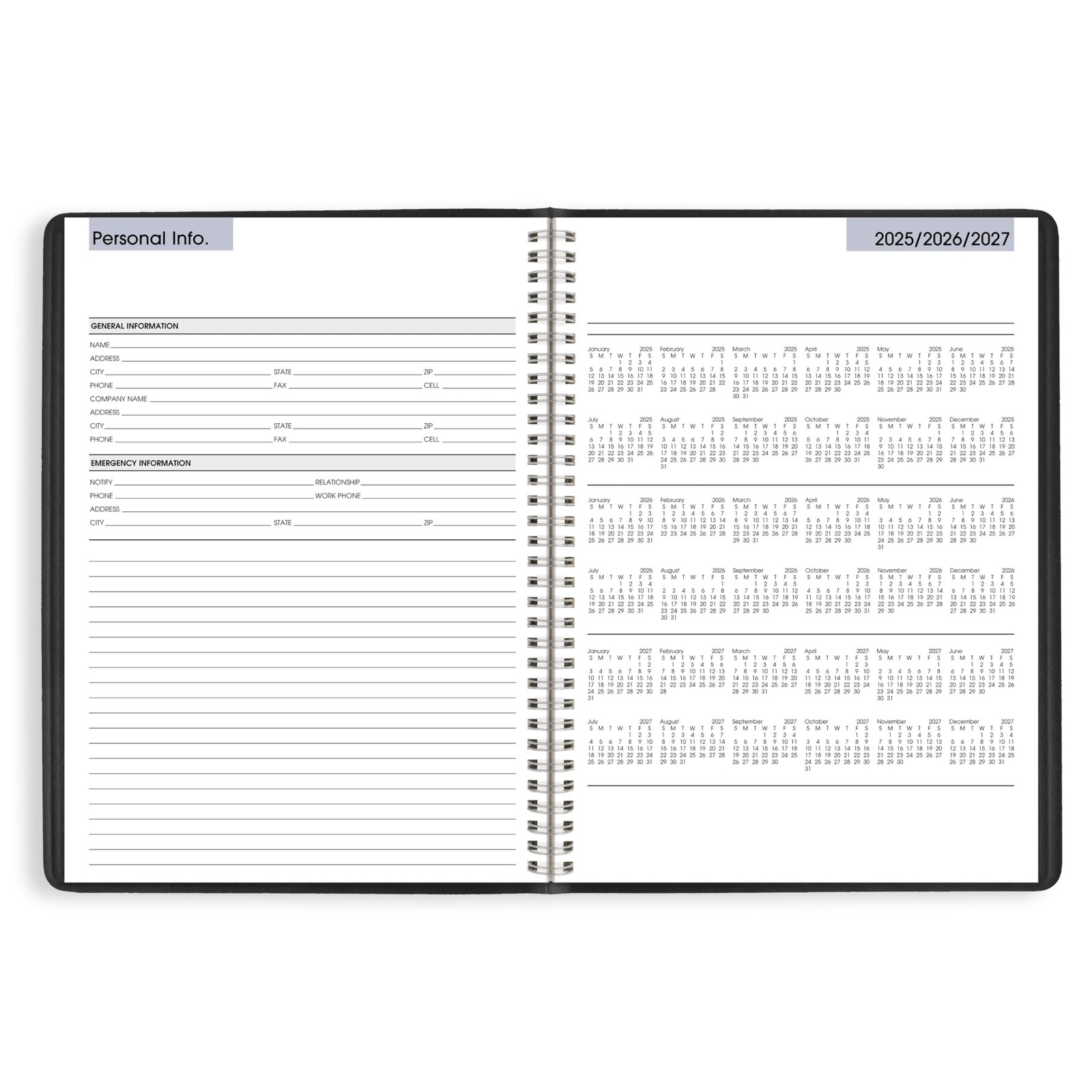 ATAGLANCE 2026 Appointment Book Planner, Weekly, 8″ x 11″, Large, QuarterHour…