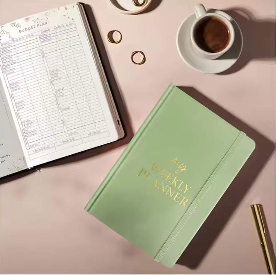 Advanced Weekly Planner – Undated Weekly & Monthly A5 (5.8” x 8.3”) Green