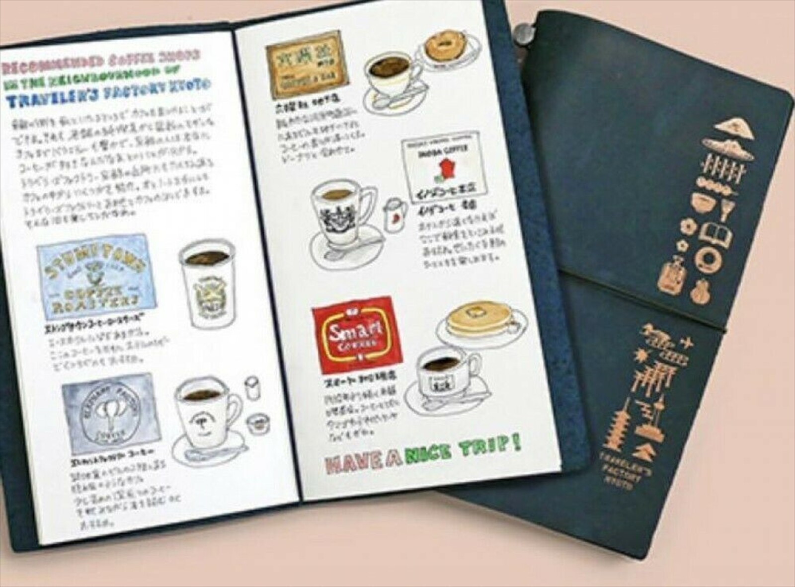2020 TRAVELER’S FACTORY KYOTO Notebook Leather From Japan