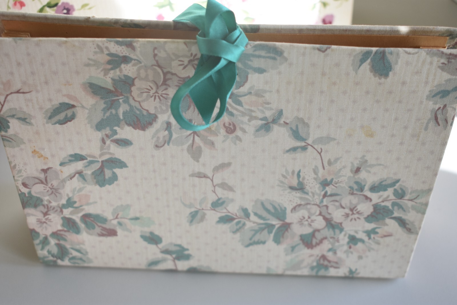 Set of 2 Vintage Laura Ashley Concertina File Organizers Priory & Louise – RARE!