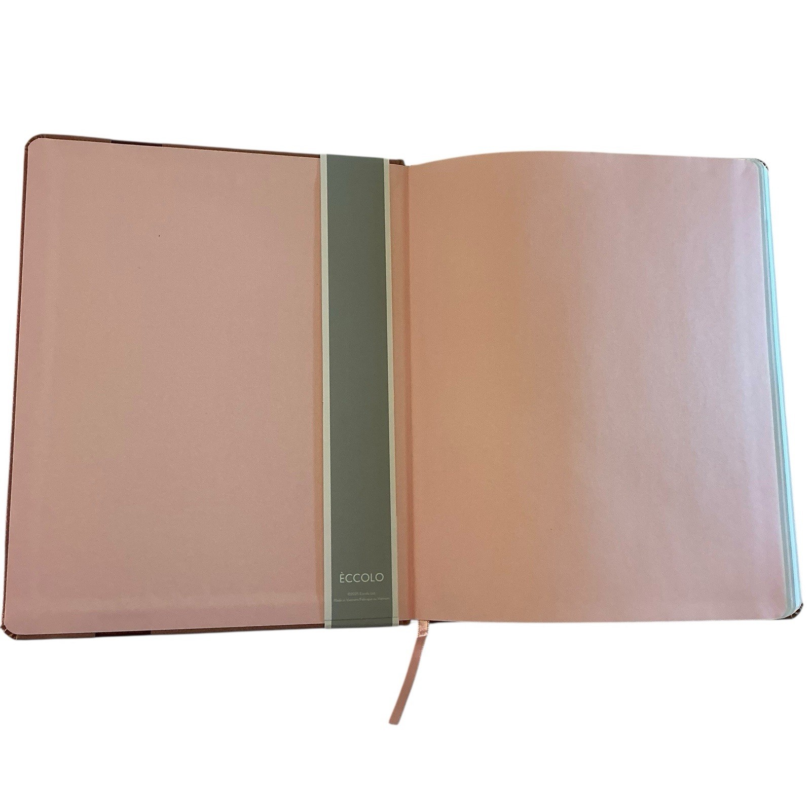 eccolo Monthly/Weekly 2026 Planner Terra Cotta Blush Pink w/marker 8″ X 10″