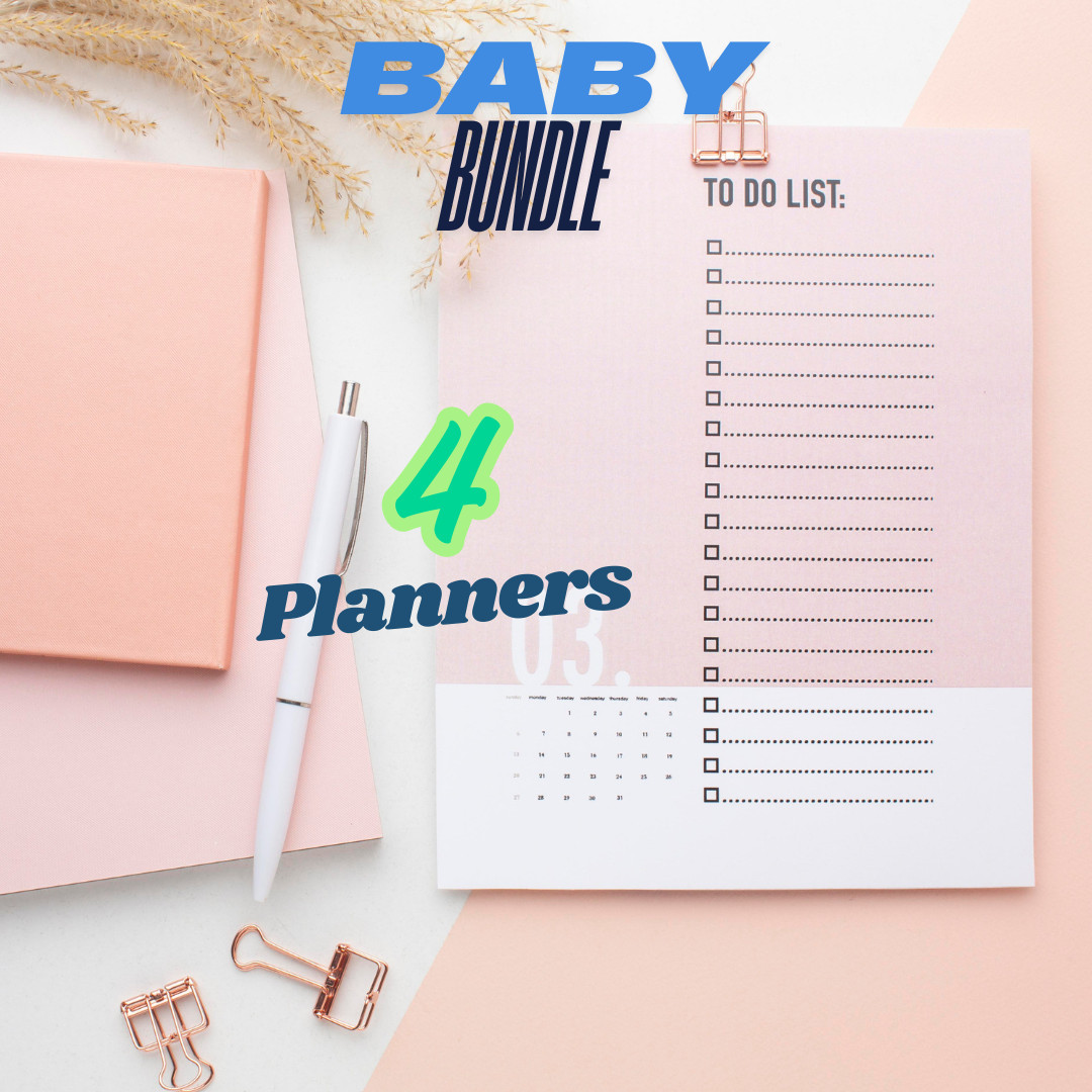 Digital Printable Planner Baby Bundle