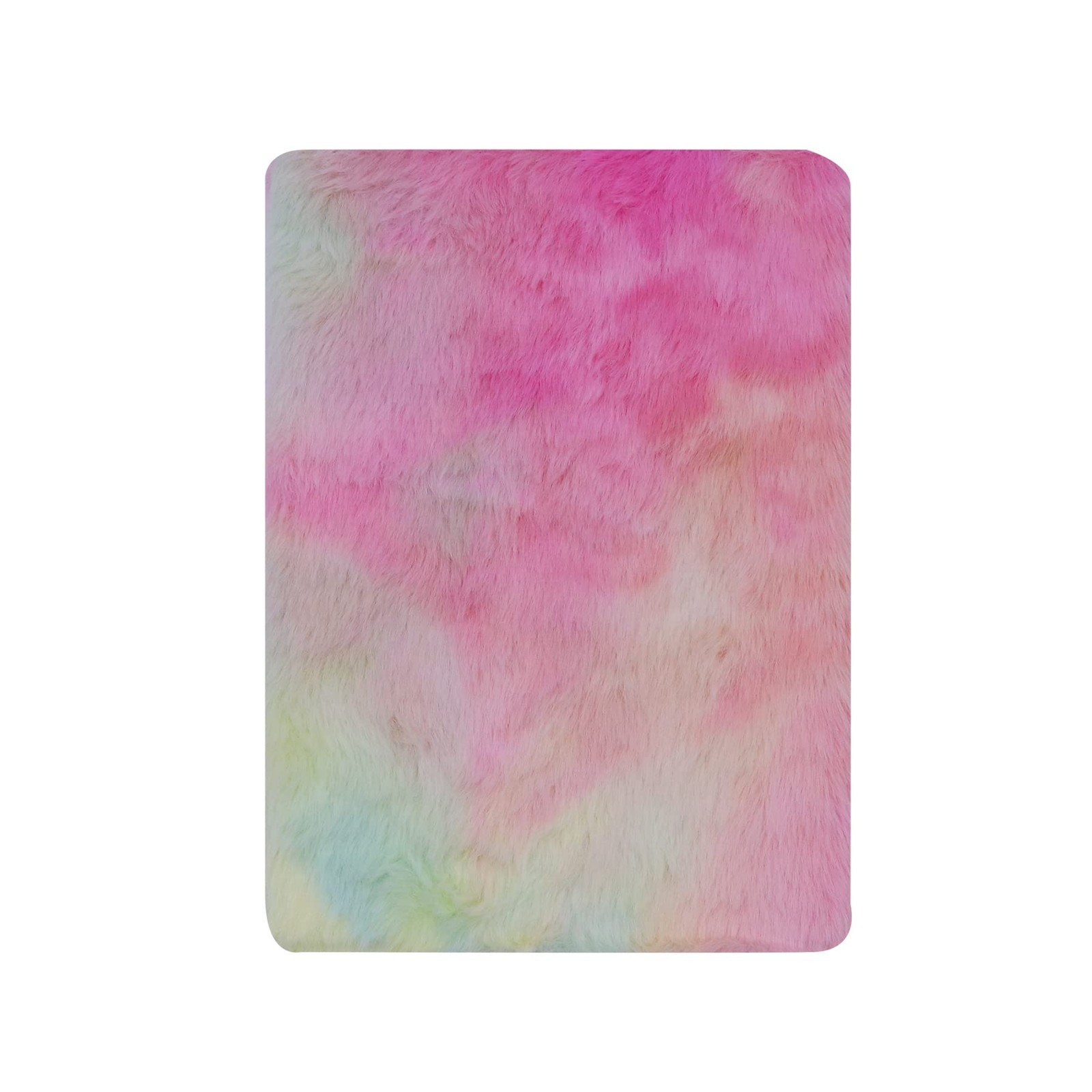Fuzzy Plush Notebook Journal Cute Rainbow Unicorn Diary A5, Unicorn-Tie Dye