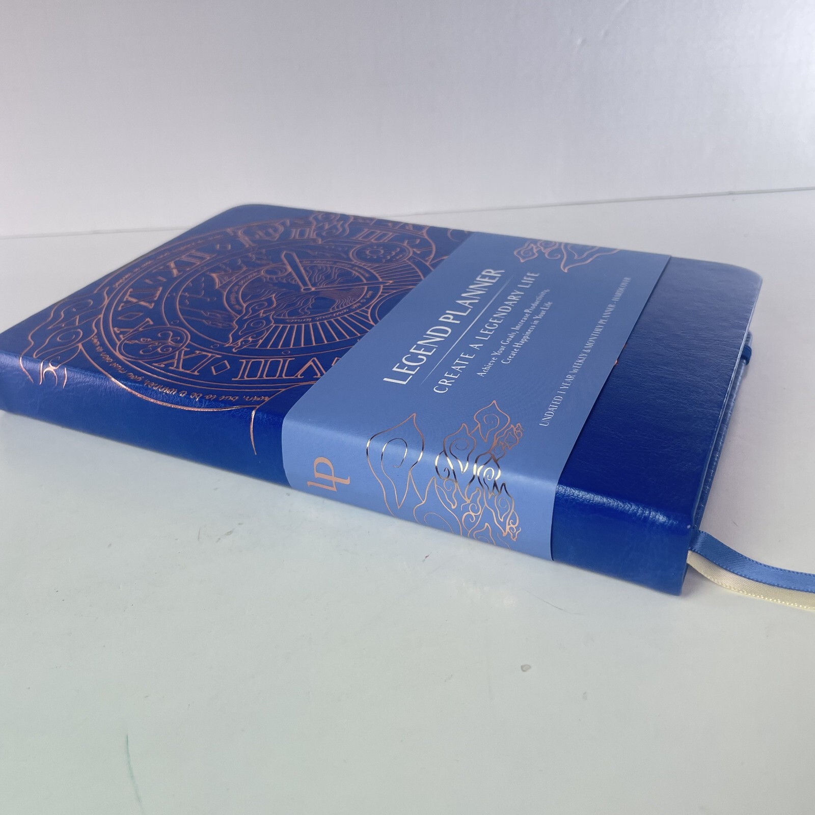 Legend Planner – 1 Year/Weekly/Monthly Life Planner/Undated – Hardcover – BLUE