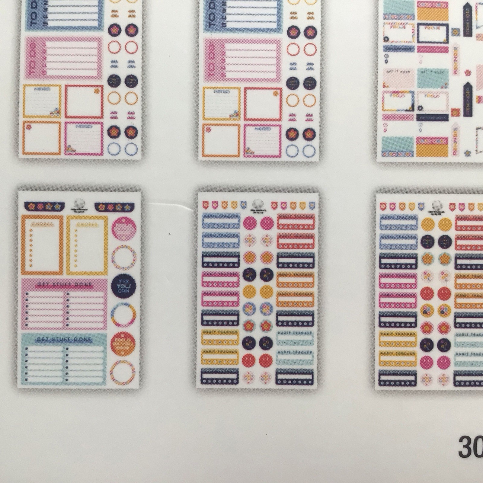 Agenda 52 Sticker Book/Retro Vibes 1929 Pieces/New