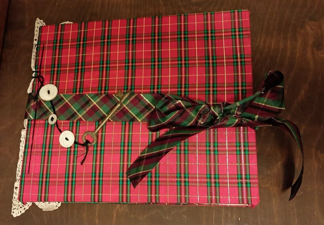 Handmade Christmas Junk Journal True Vintage Ephemera10″ x 8.5″ Photo Art