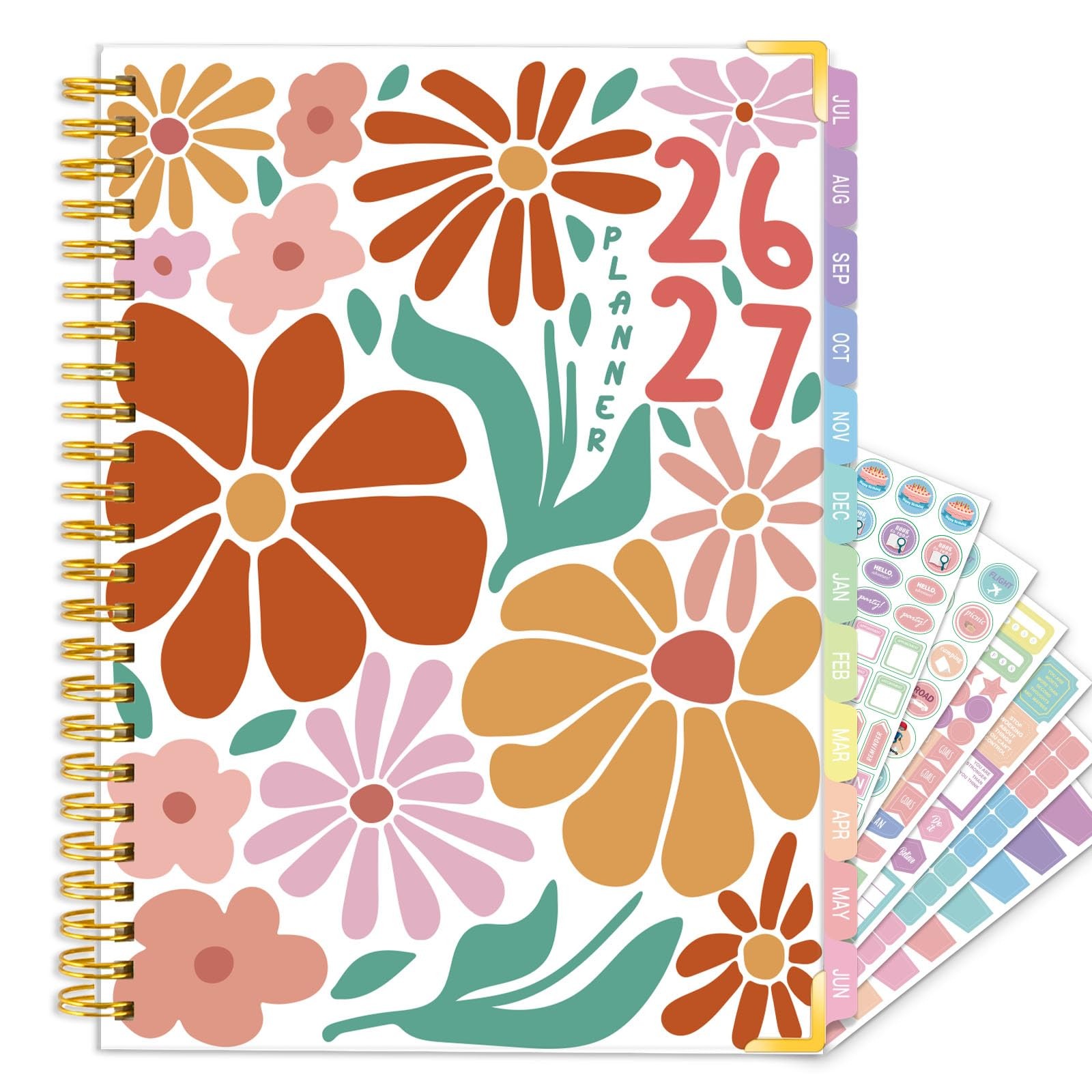 GuassLee Academic Planner 2026-2027 Daily Weekly and Monthly 8.5″×11″, Yellow