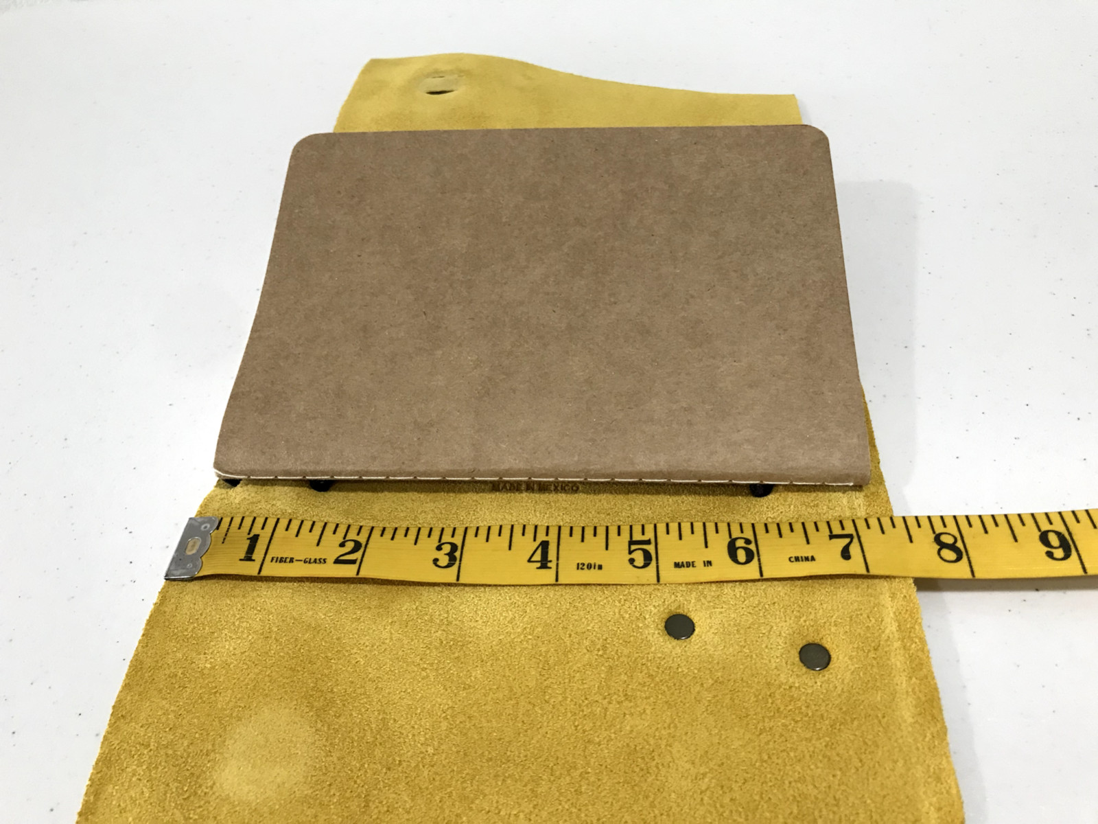 Portland Leather Goods Yellow Journal Notebook As Is READ