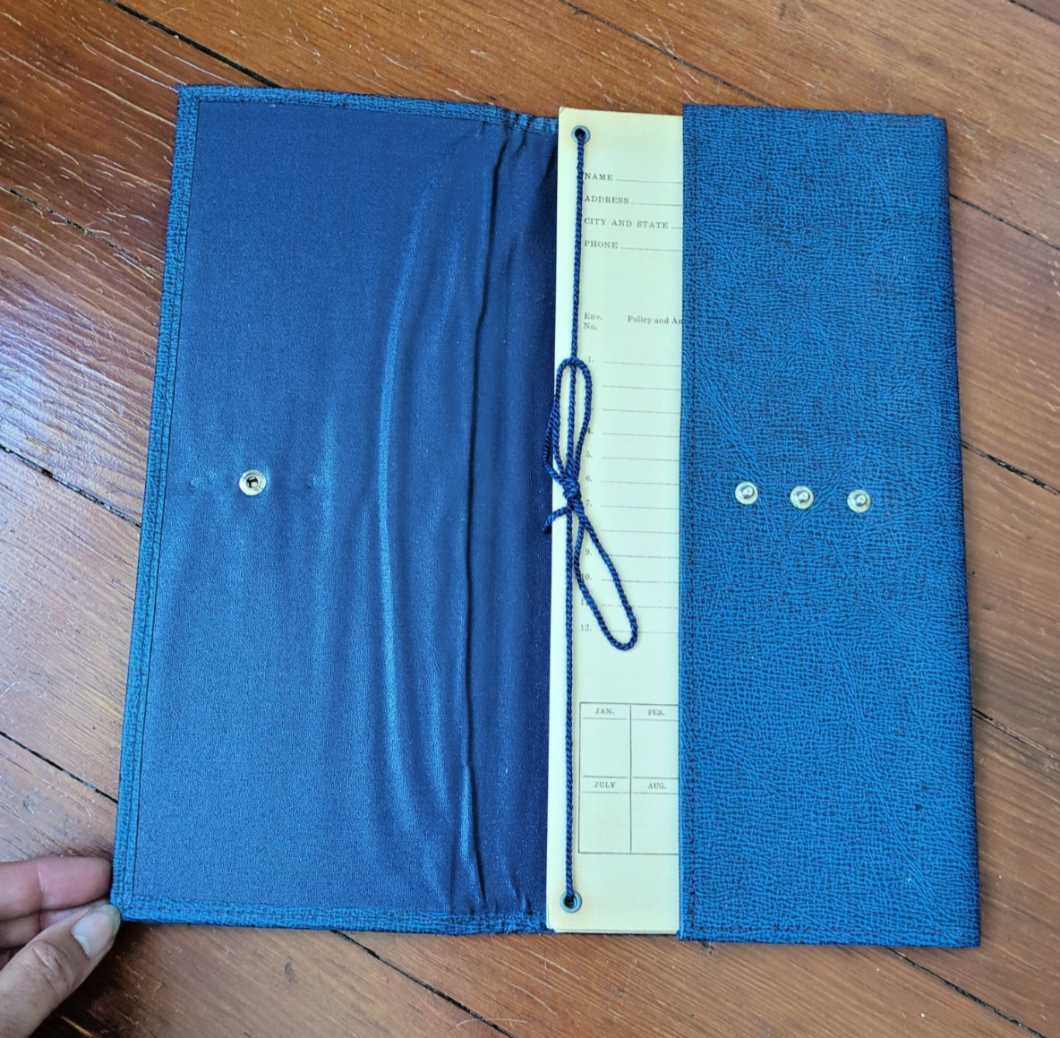 Vintage “Insurance Papers” document Wallet/Portfolio Folder