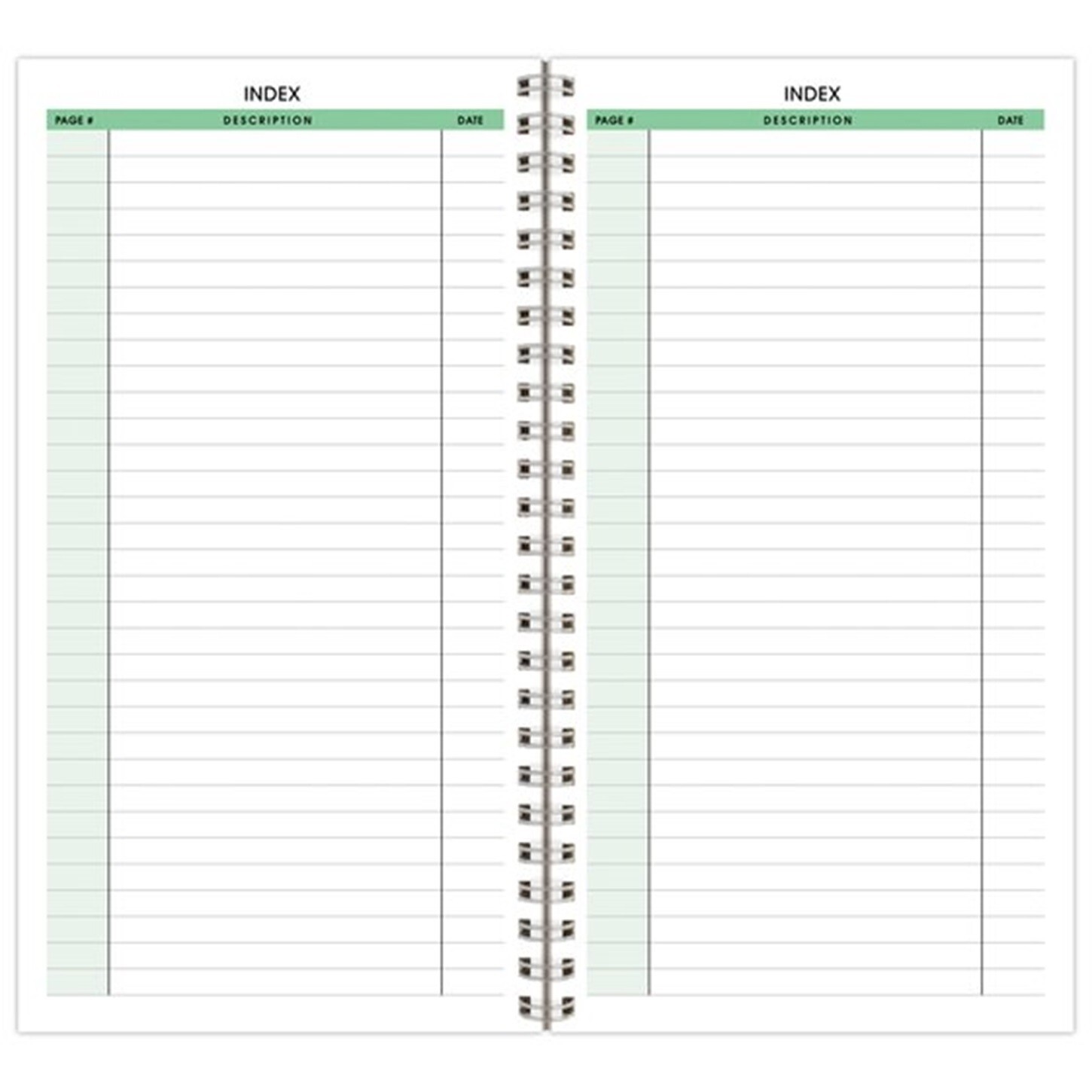 Day-Timer Pocket Notes, Refill# 98180, Index Pg, Subject per Pg 3-1/2″ x 6-1/2″